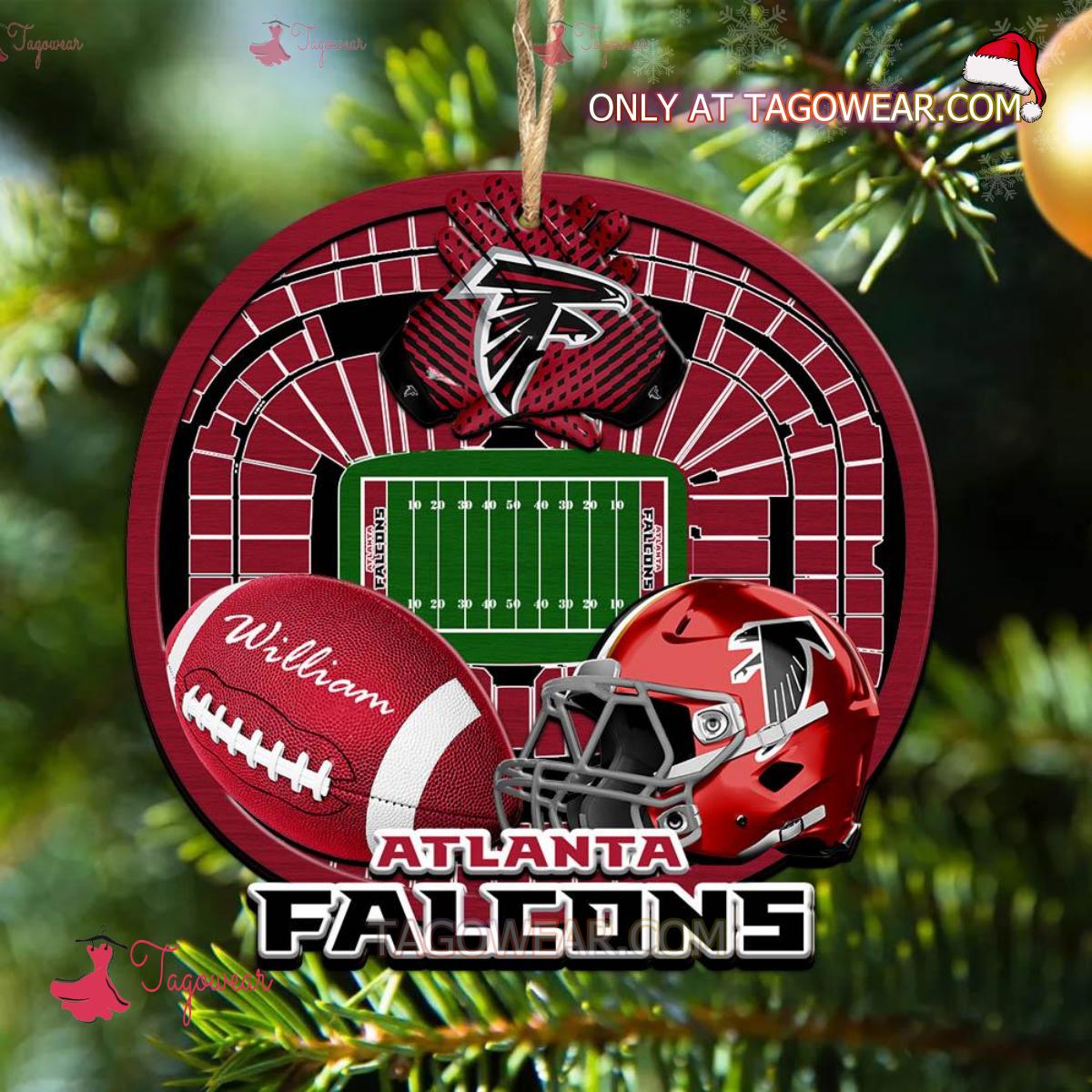 Atlanta Falcons NFL Stadium Personalized Ornament