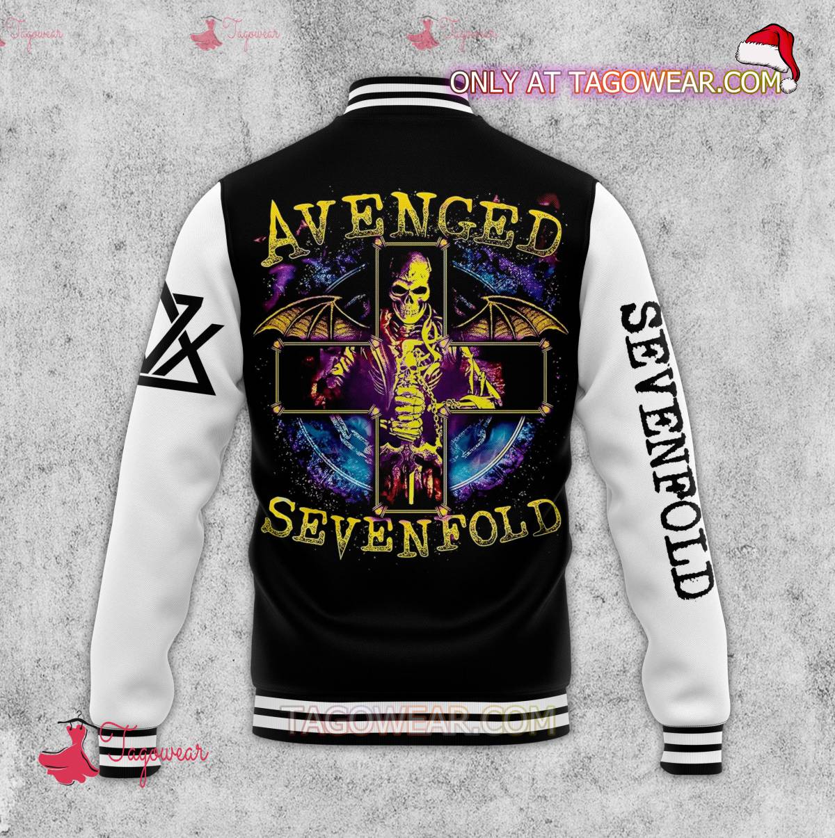 Avenged Sevenfold Skull Personalized Baseball Jacket c