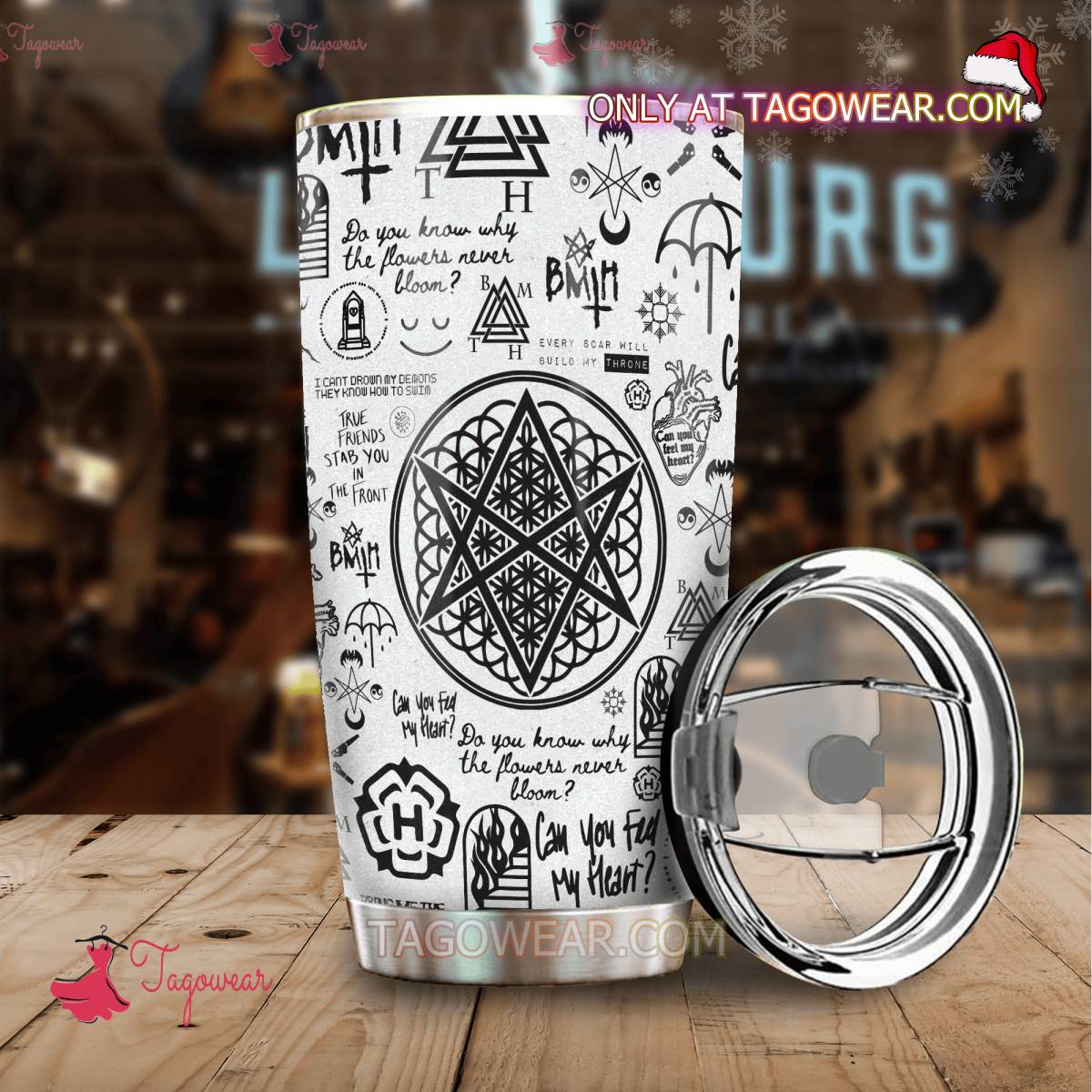 Bring Me The Horizon Music Pattern Personalized Tumbler a