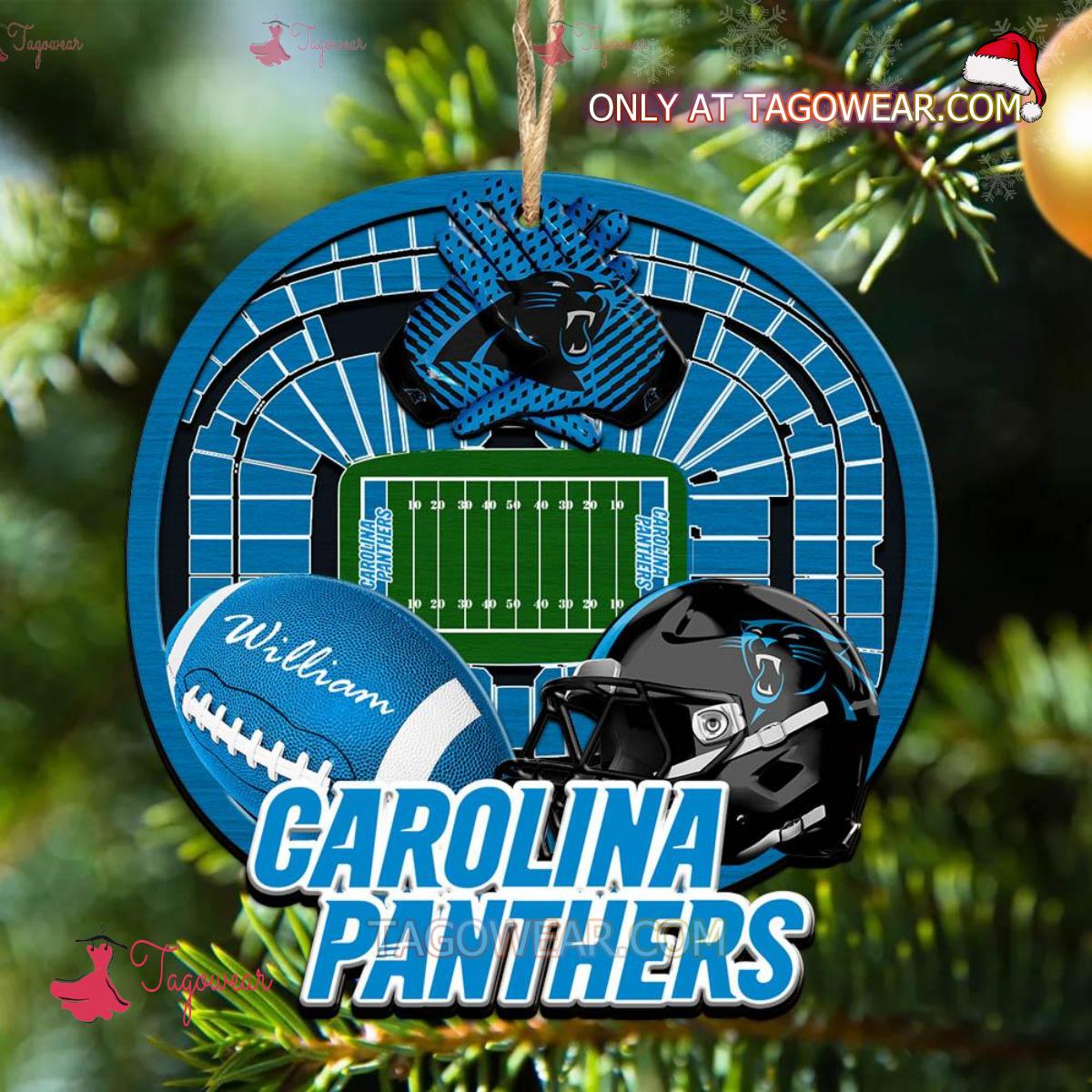 Carolina Panthers NFL Stadium Personalized Ornament