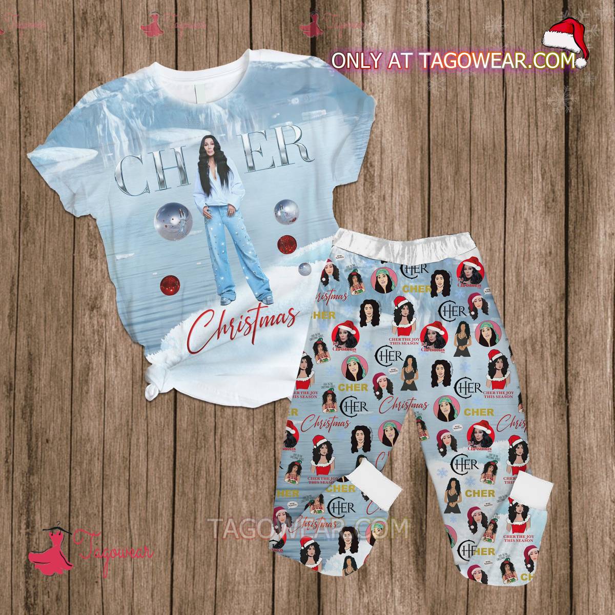 Cher Christmas Cher The Joy This Season Pajamas Set