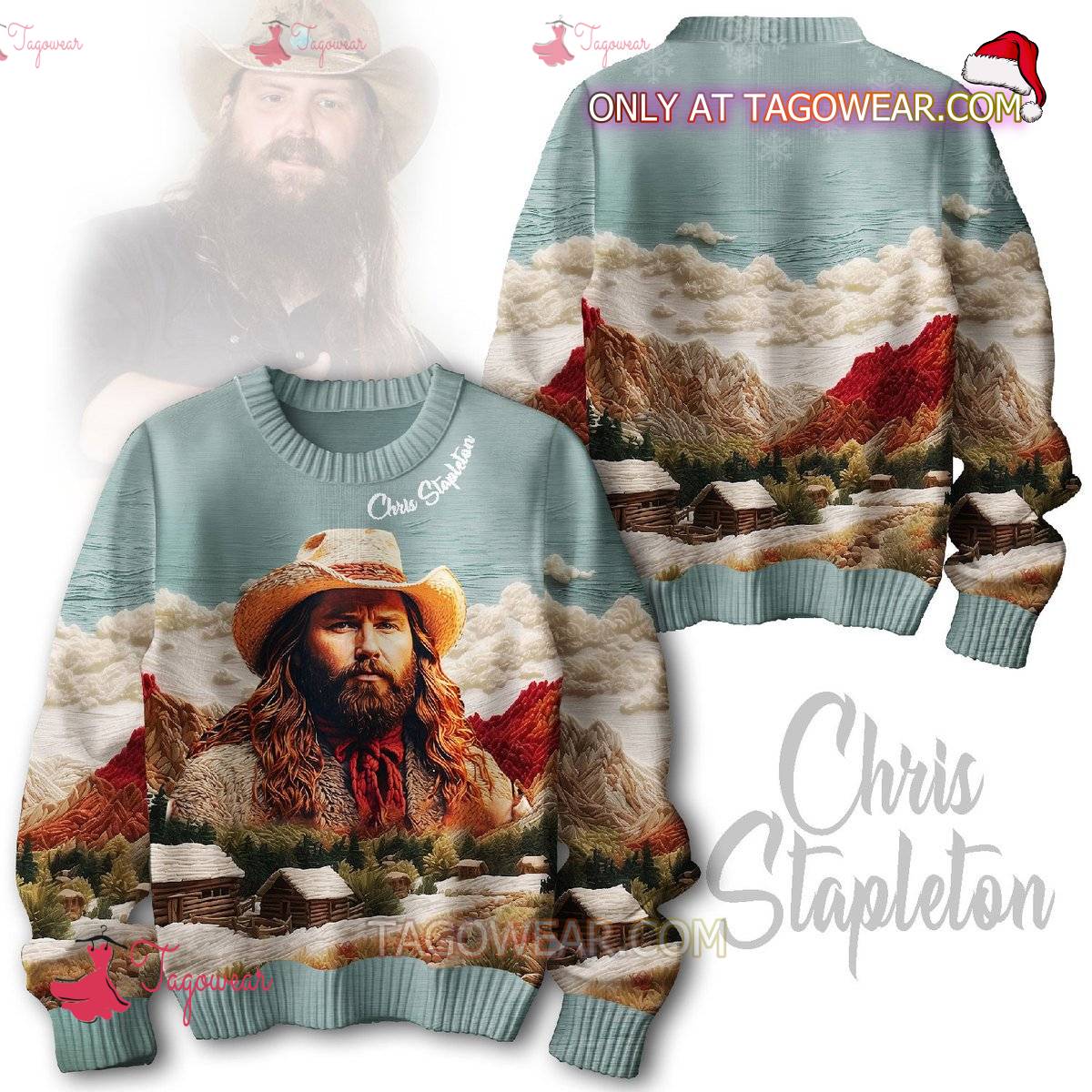Chris Stapleton 3D Sweater