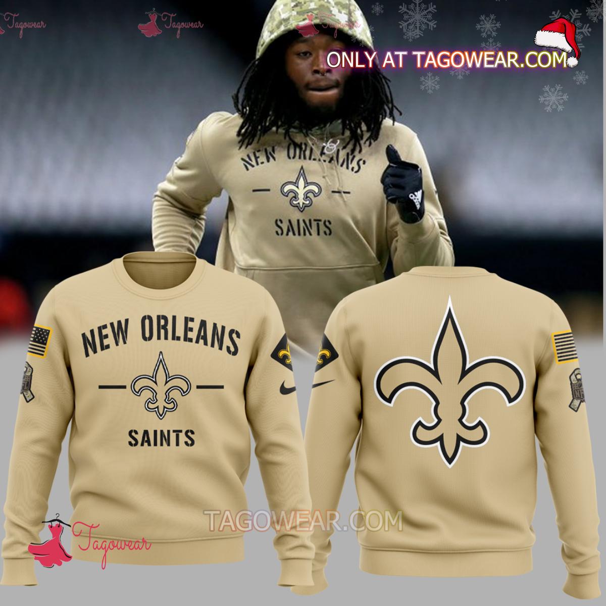 Ew Orleans Saints Military Salute To Service Hoodie, Sweatshirt
