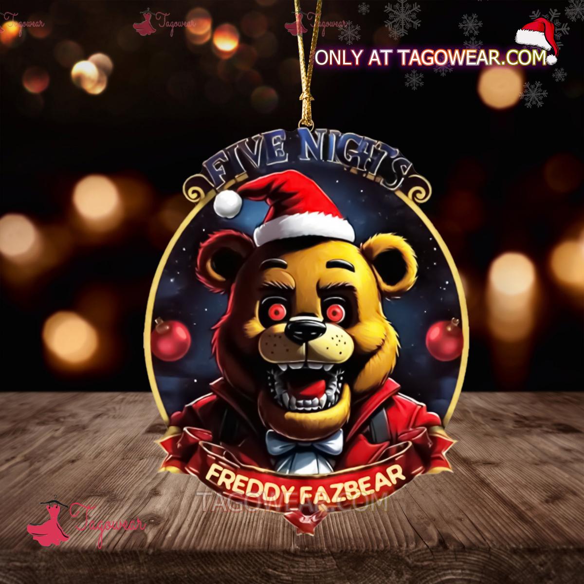 Five Nights At Freddy's Freddy Fazbear Christmas Ornament