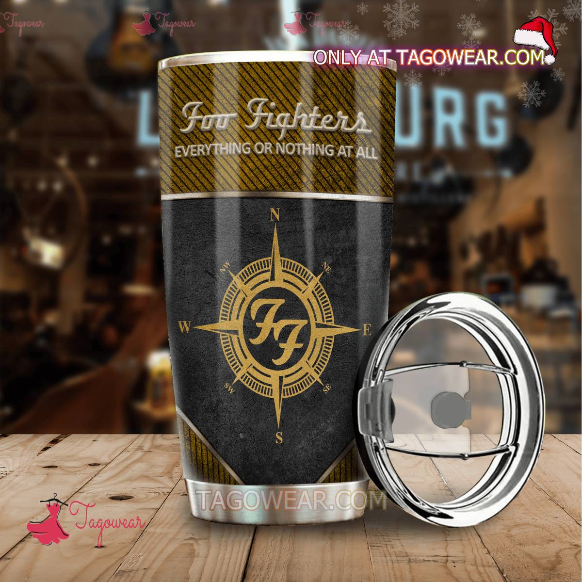 Foo Fighters Everything Or Nothing At All Personalized Tumbler b