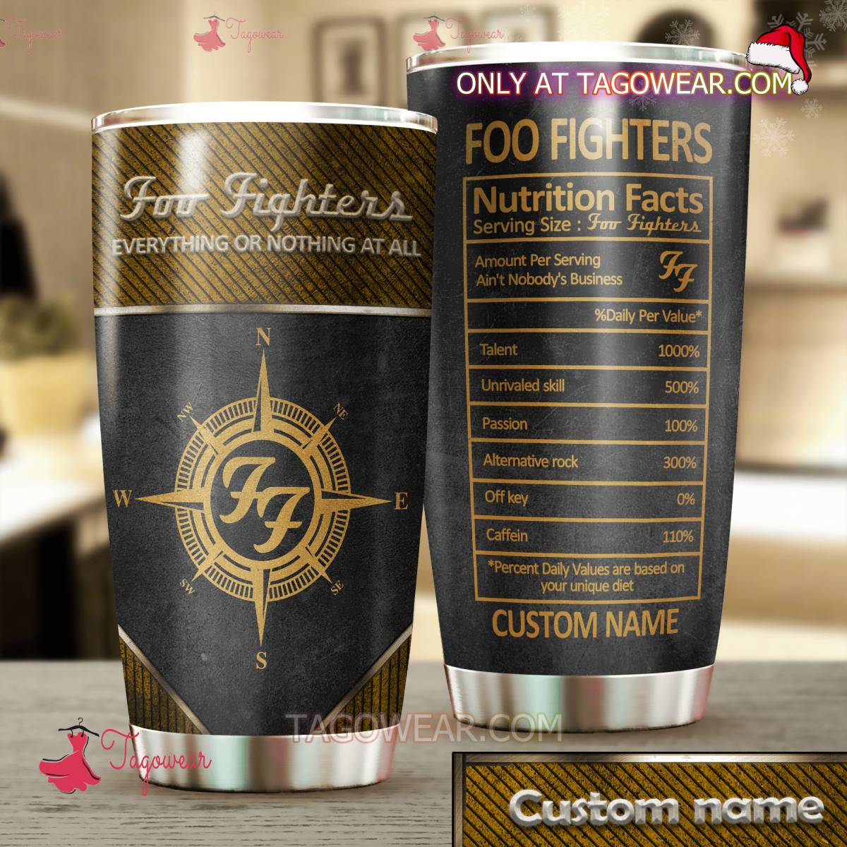 Foo Fighters Everything Or Nothing At All Personalized Tumbler