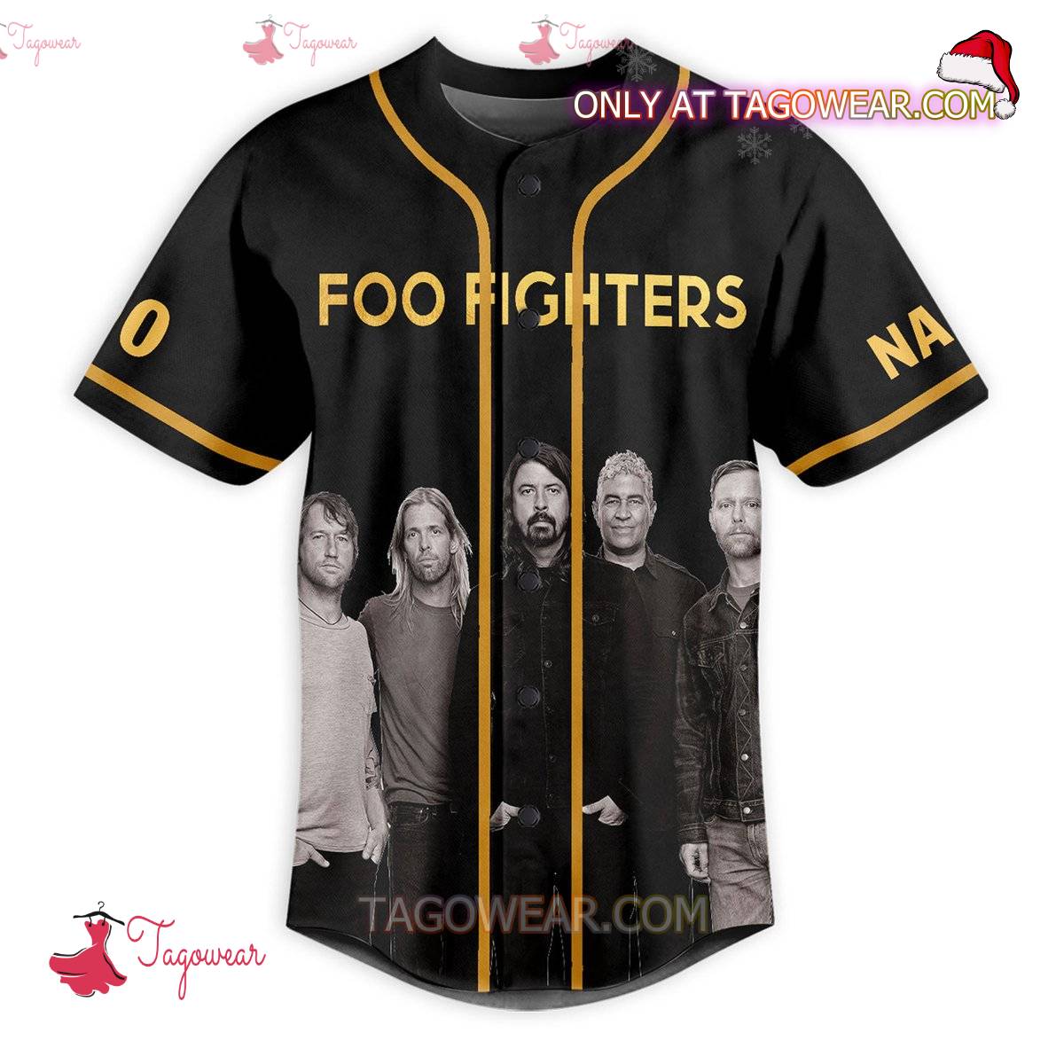 Foo Fighters Everything Or Nothing At All Tour Personalized Baseball Jersey a