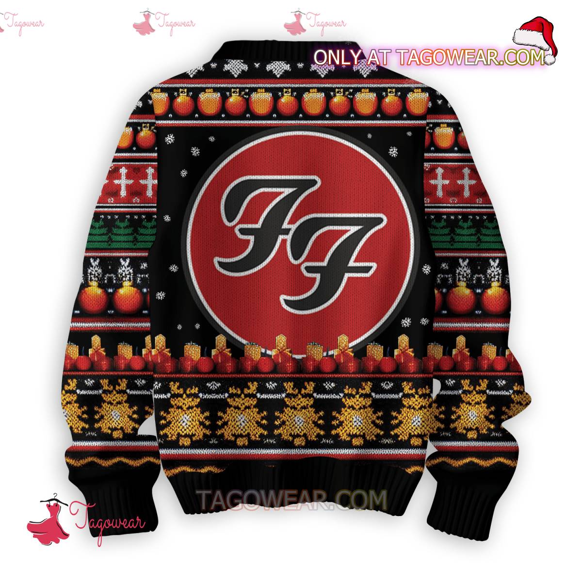 Foo Fighters Members Christmas Sweater a
