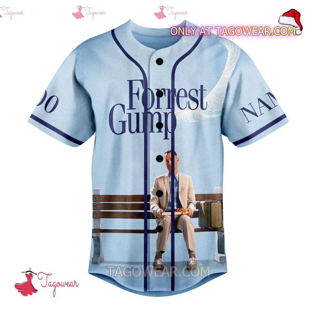 Forrest Gump You Have To Do The Best With What God Gave You Personalized Baseball Jersey a