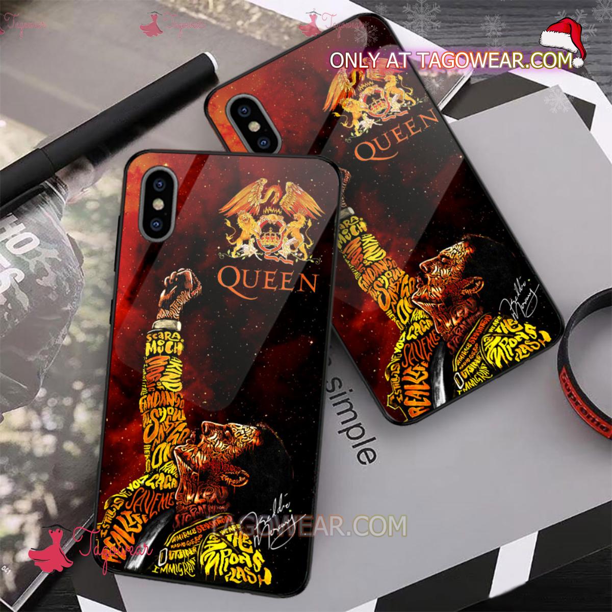 Freddie Mercury Queen Signature Galaxy Phone Case a