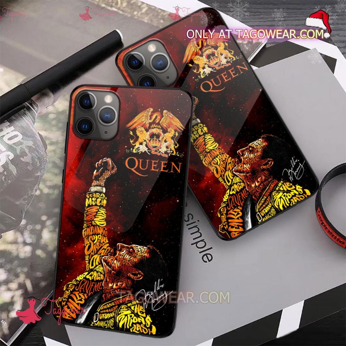 Freddie Mercury Queen Signature Galaxy Phone Case