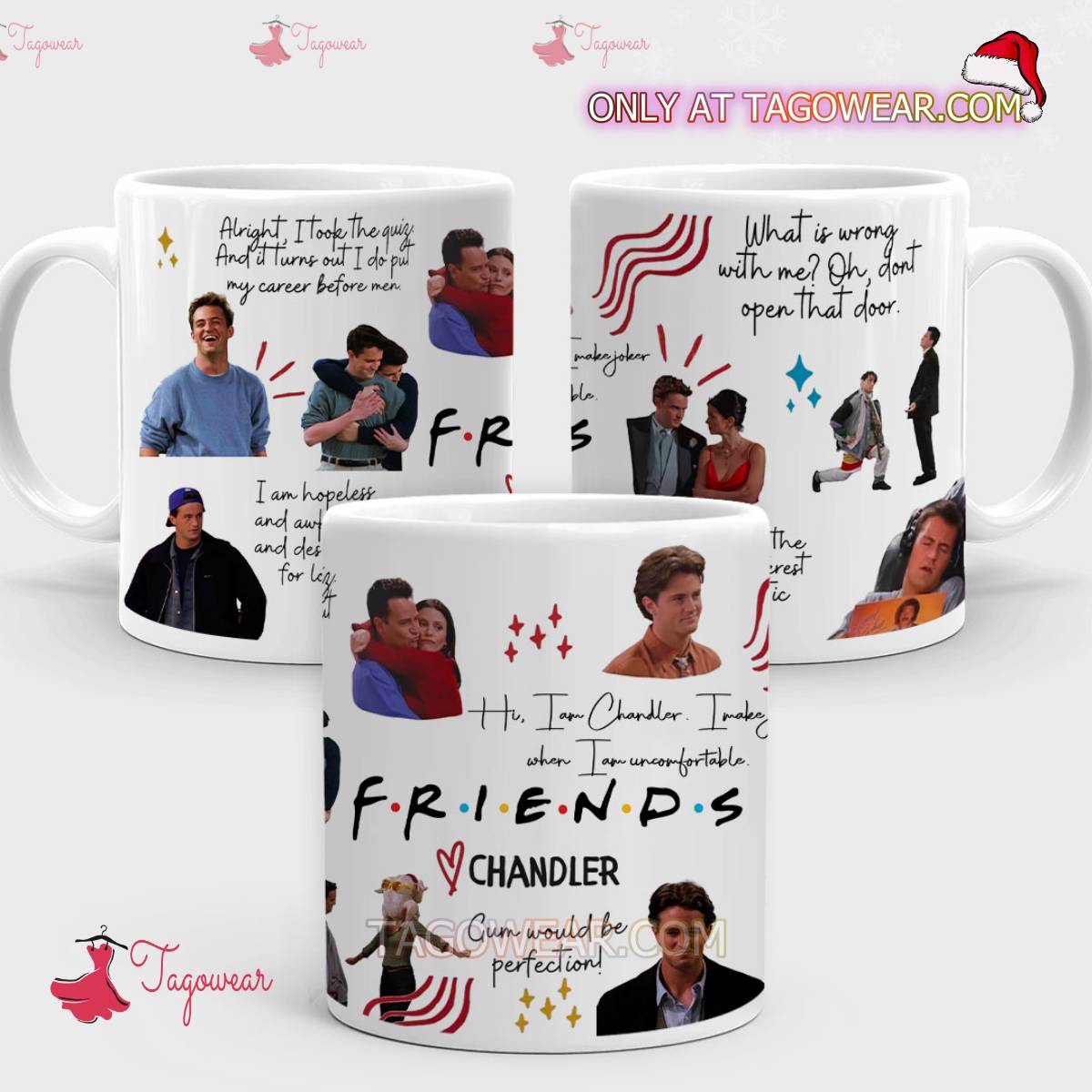 Friends Tv Series Pattern Ceramic Mug