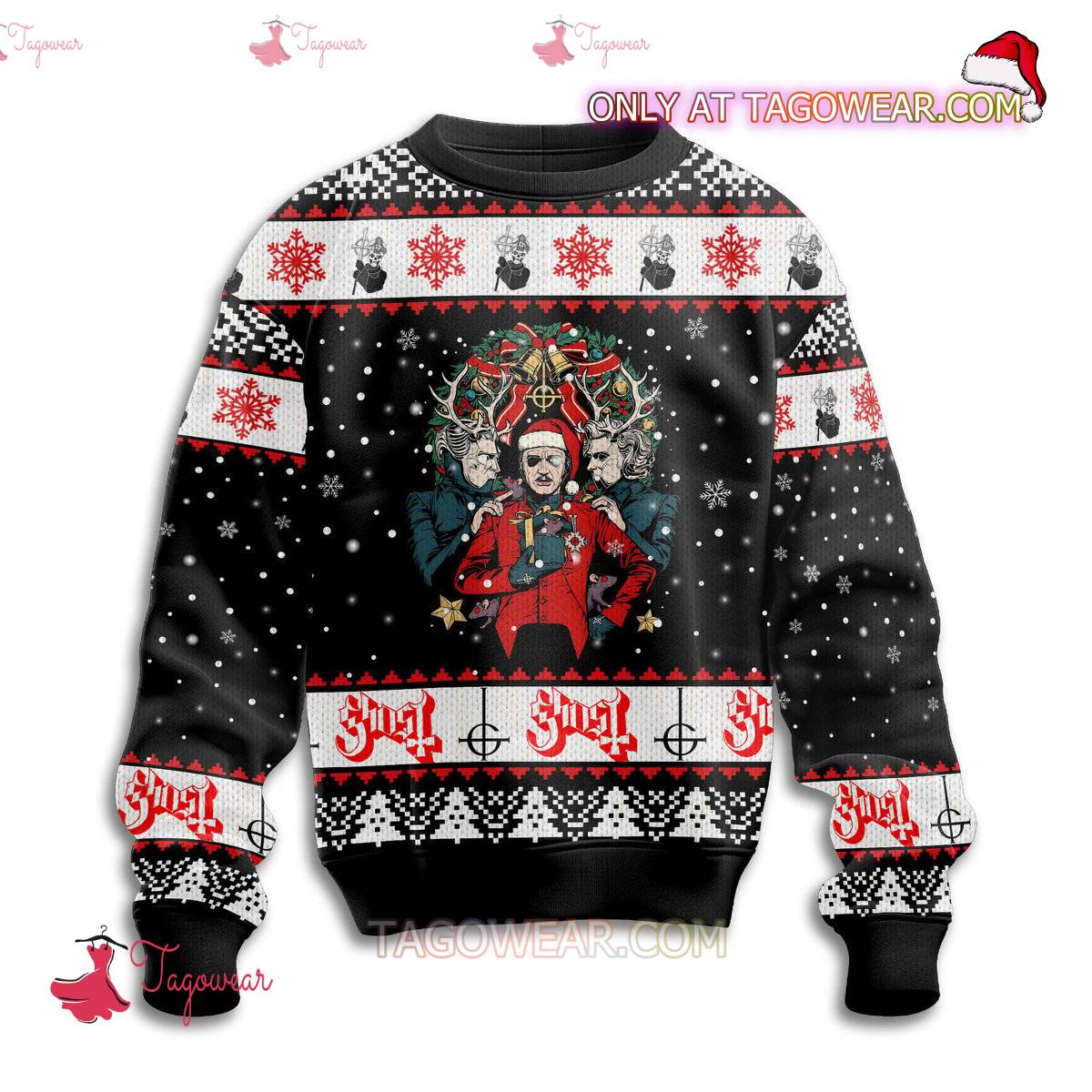 Ghost Band Christmas Sweater a