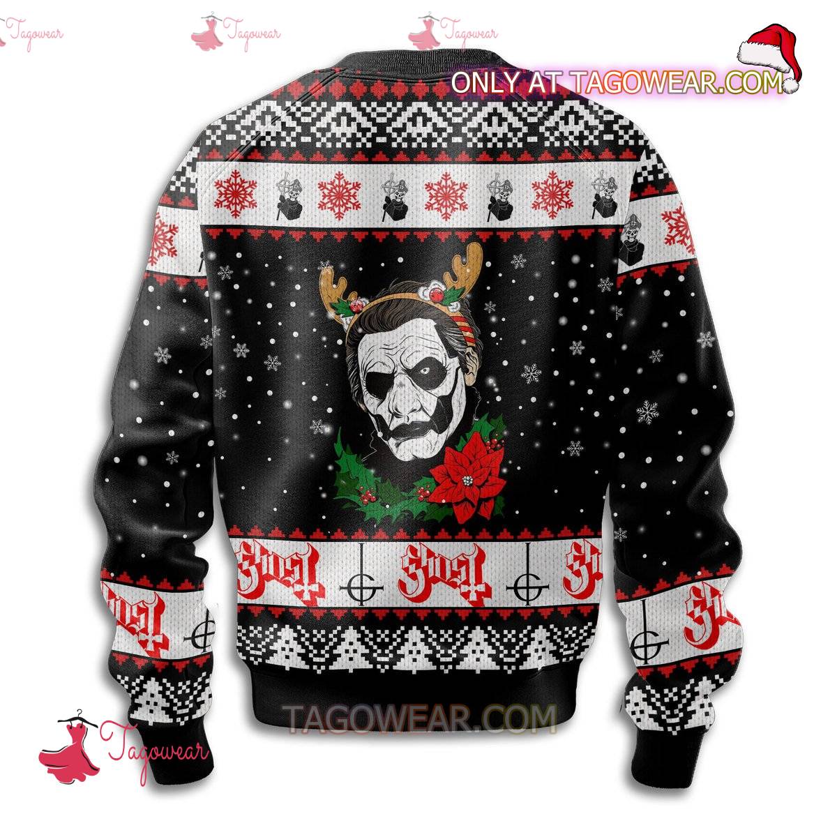 Ghost Band Christmas Sweater b