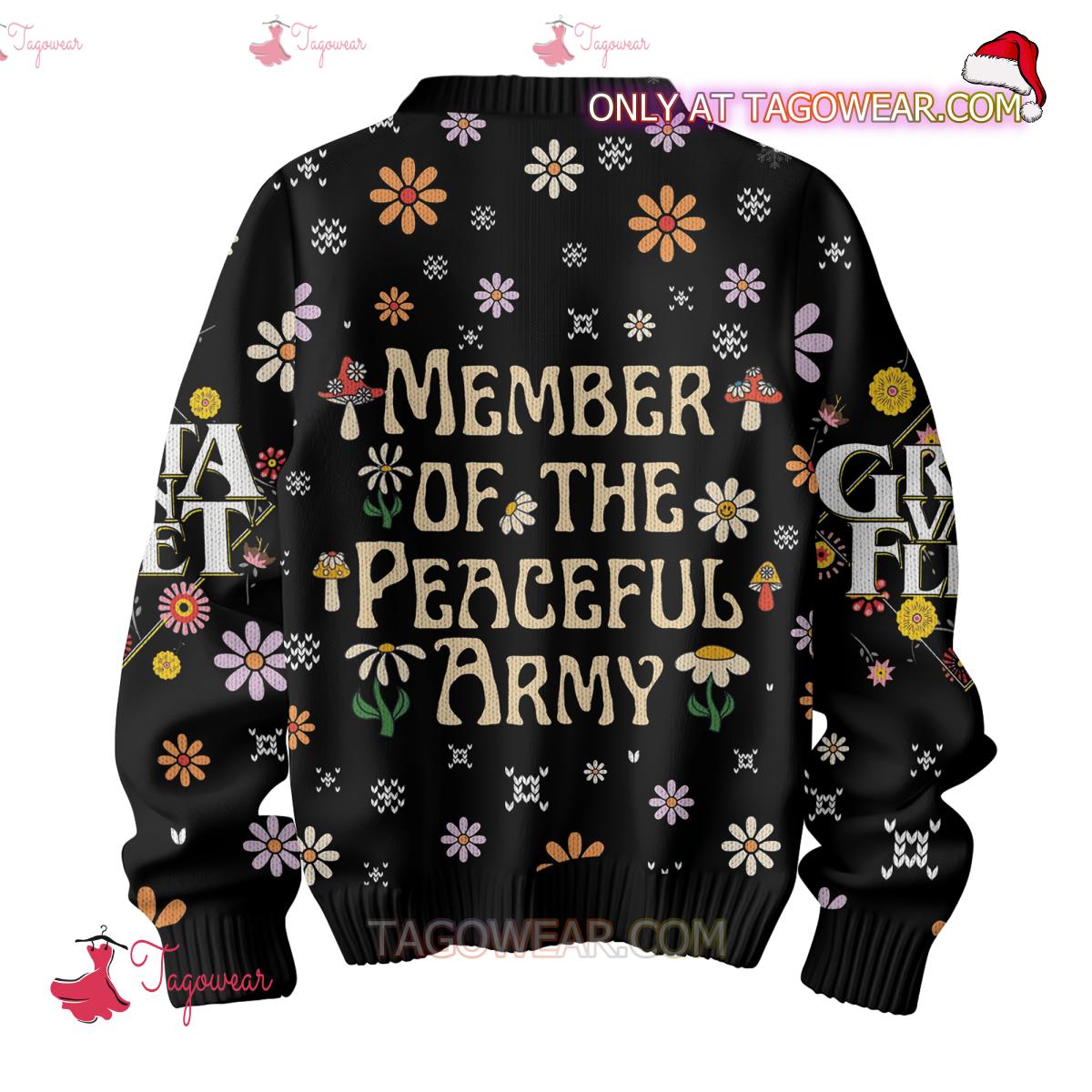 Greta Van Fleet Member Of The Peaceful Army Sweater b