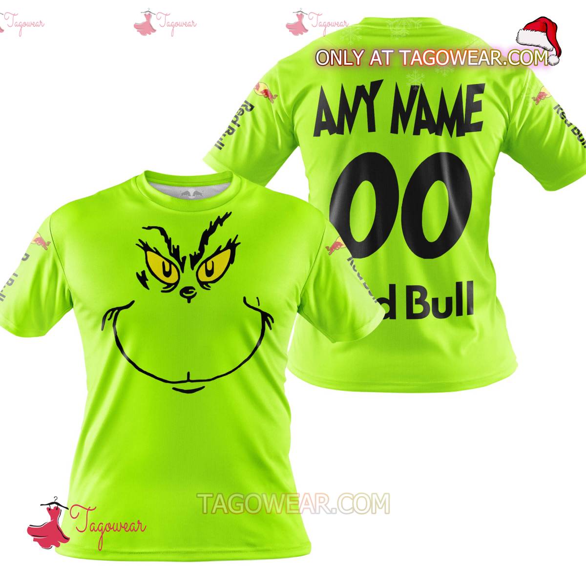 Grinch Red Bull Personalized T-shirt, Hoodie c