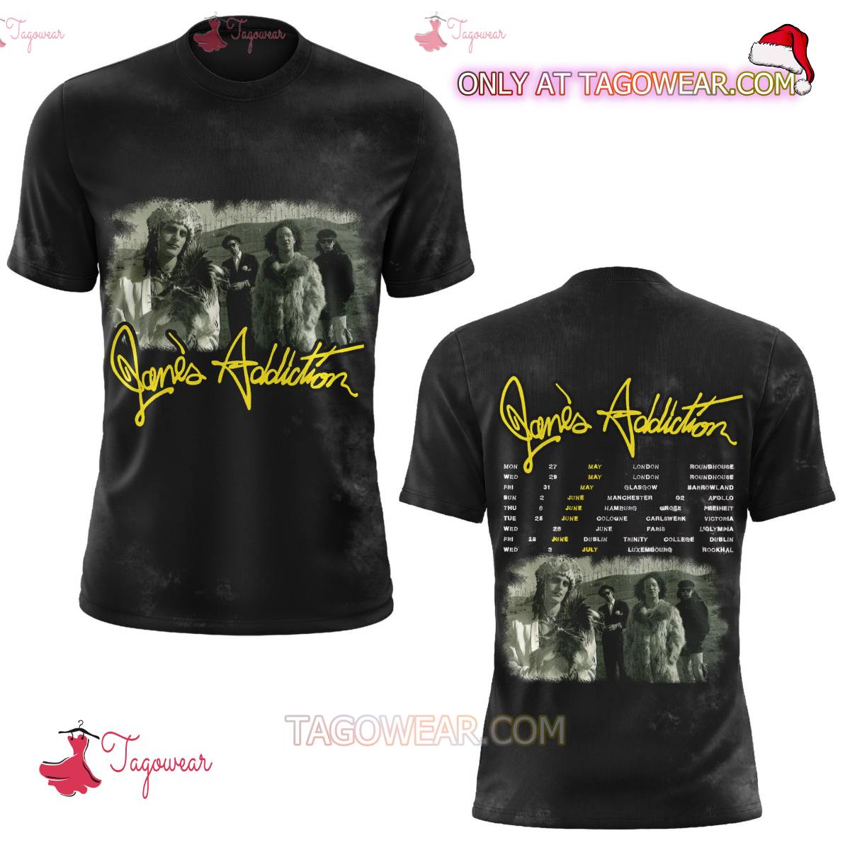 Jane's Addiction Tour 2024 T-shirt, Hoodie c