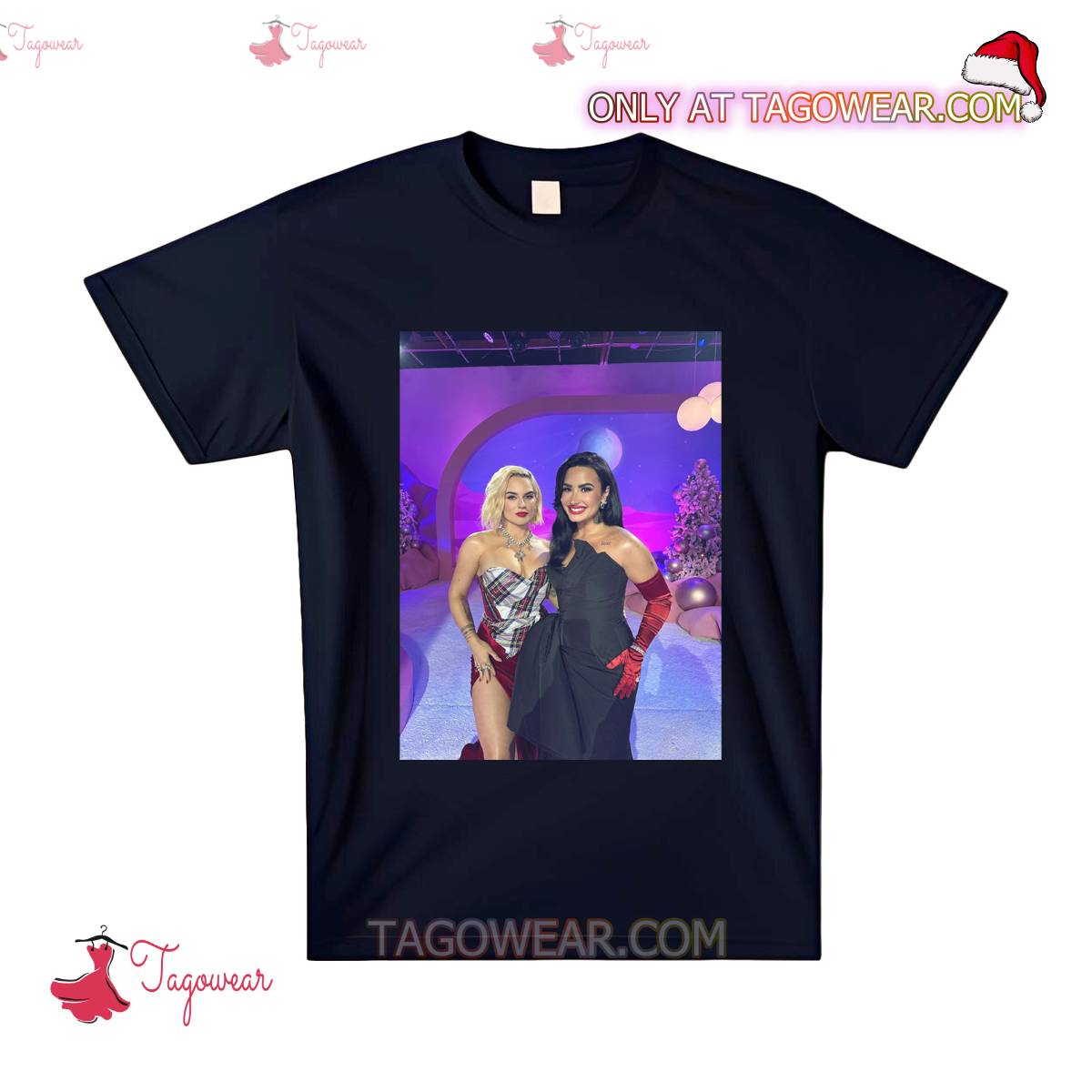 Jojo And Demi Lovato Look Gorgeous In A Very Demi Holiday Special Shirt a