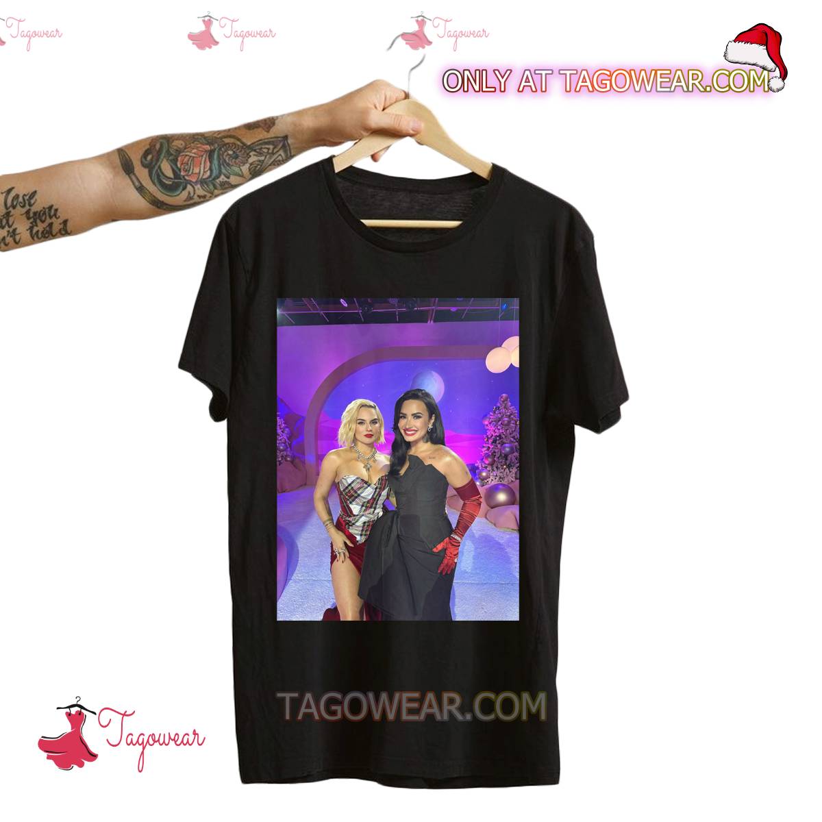 Jojo And Demi Lovato Look Gorgeous In A Very Demi Holiday Special Shirt