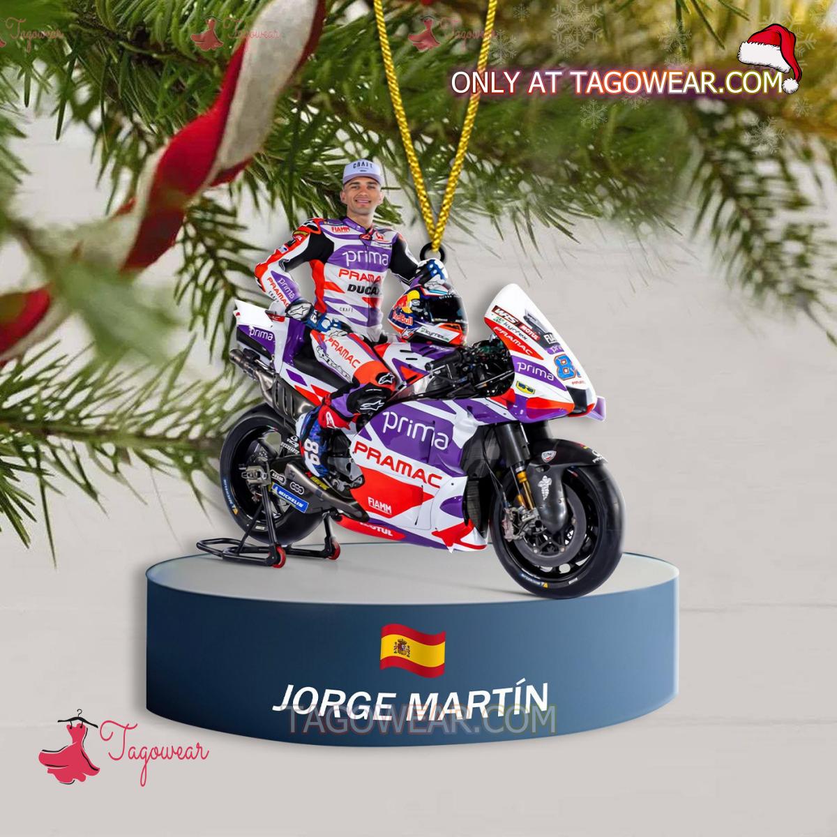 Jorge Martin Motogp Christmas Ornament
