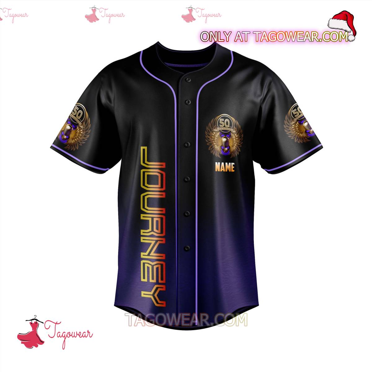 Journey Freedom Tour 2024 With Toto Personalized Baseball Jersey a