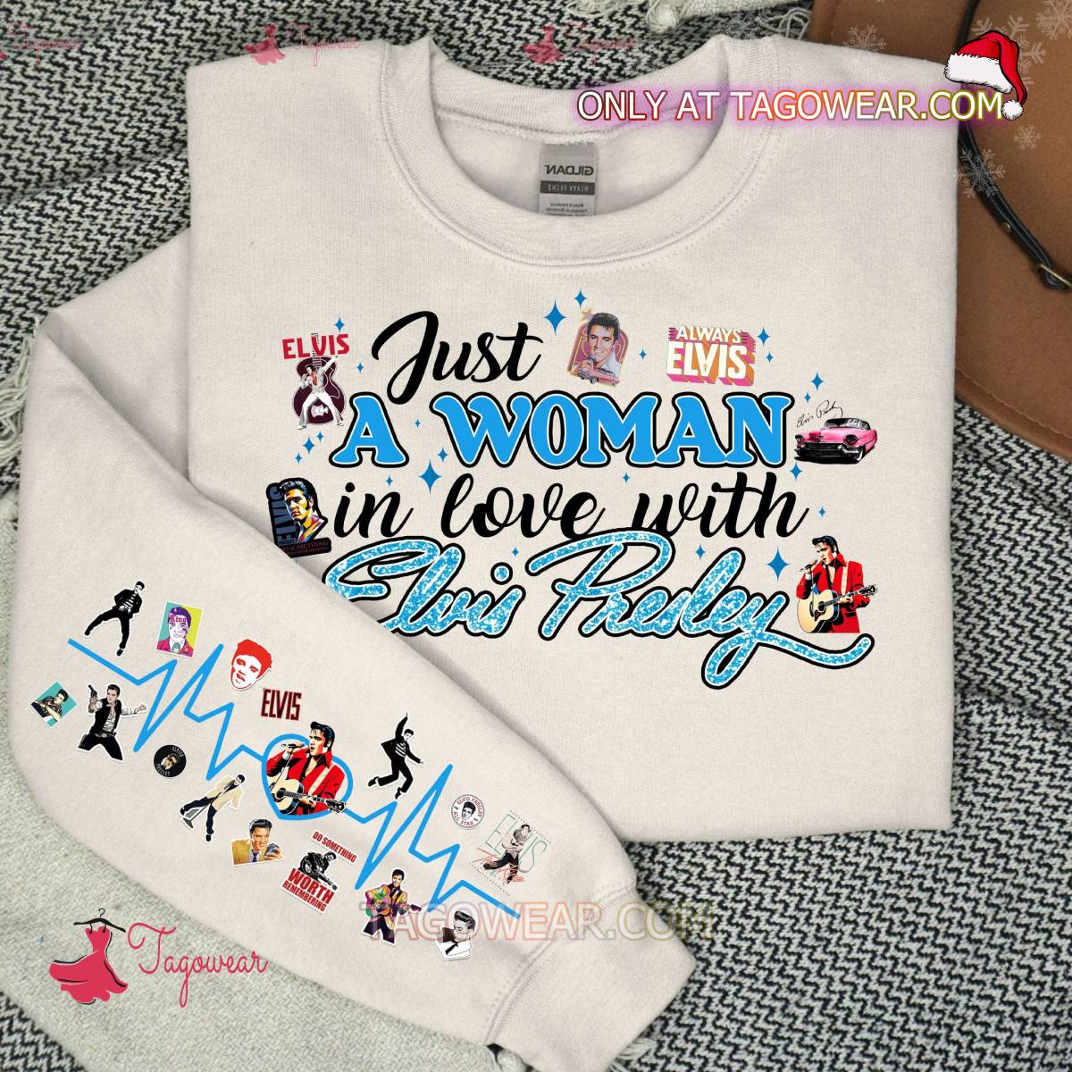 Just A Woman In Love With Elvis Presley Sweatshirt a
