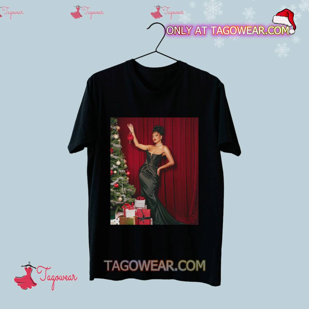 Keke Palmer Looks Gorgeous In New Holiday Christmas Photos Shirt a