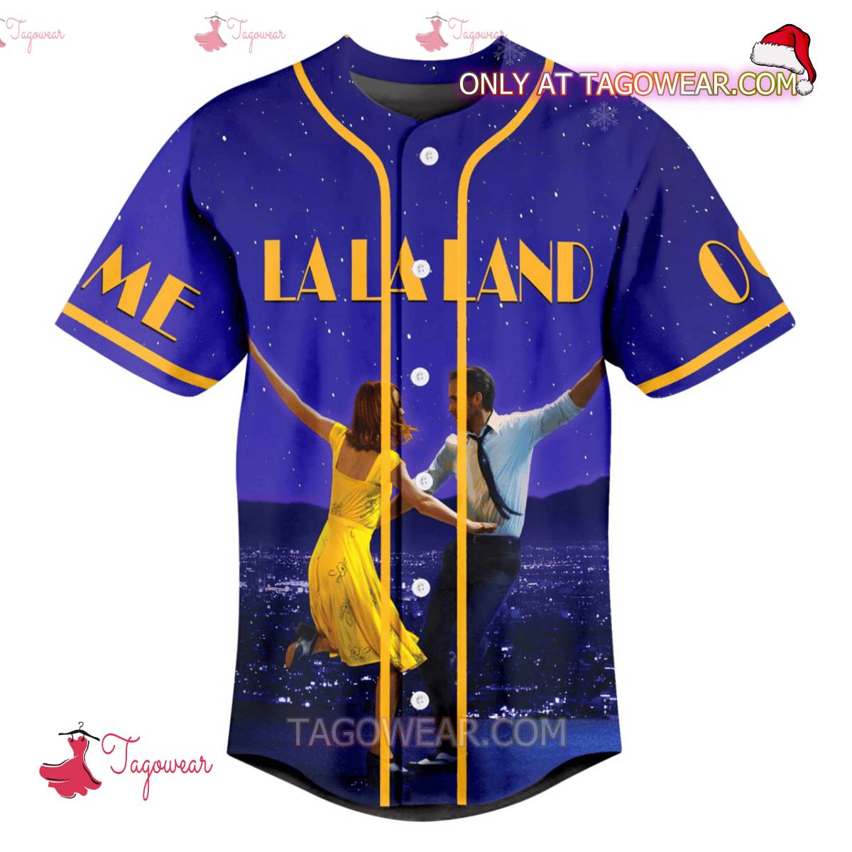 Lala Land Here's To The Fools Who Dream Personalized Baseball Jersey a