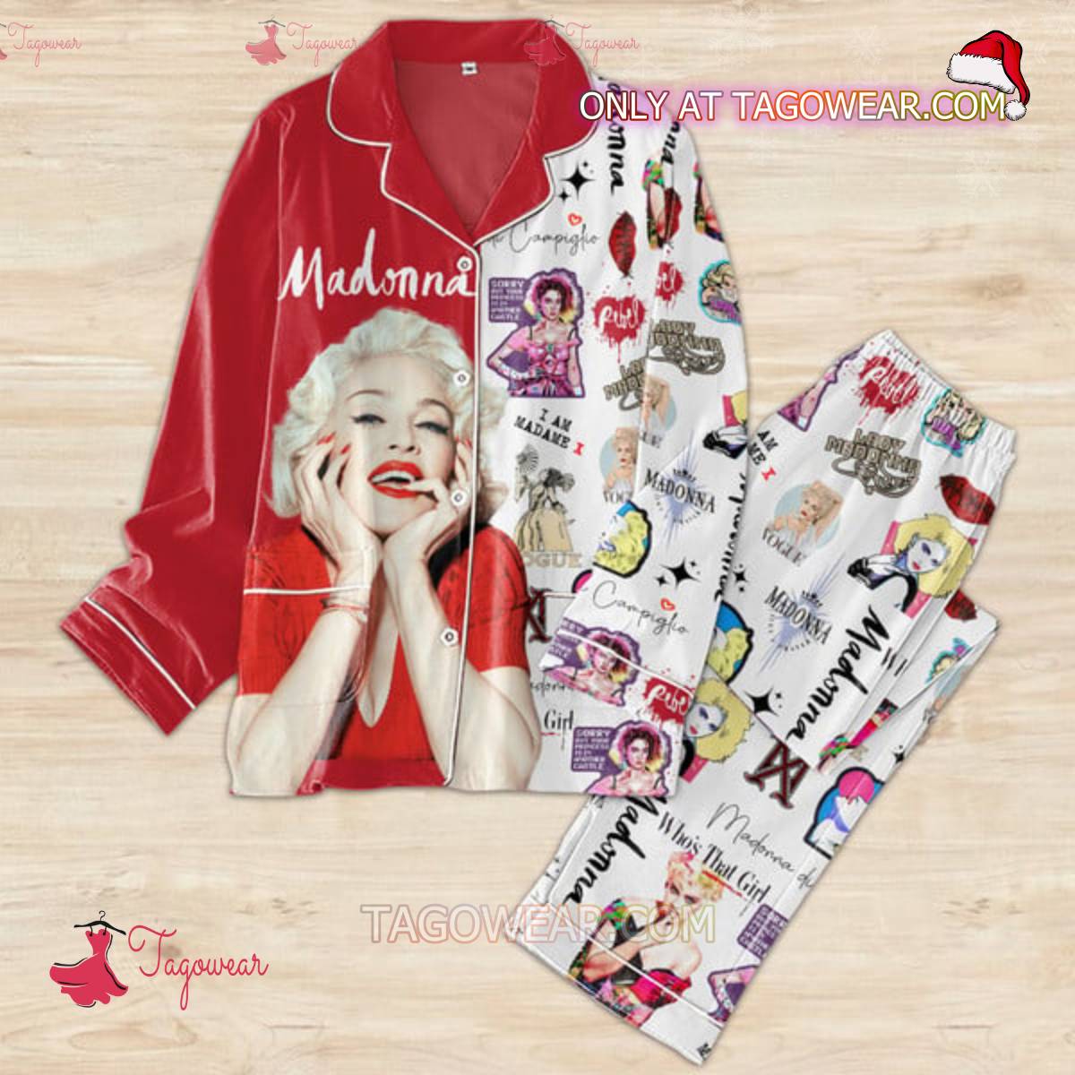 Madonna I Am Madane Men Women's Pajamas Set