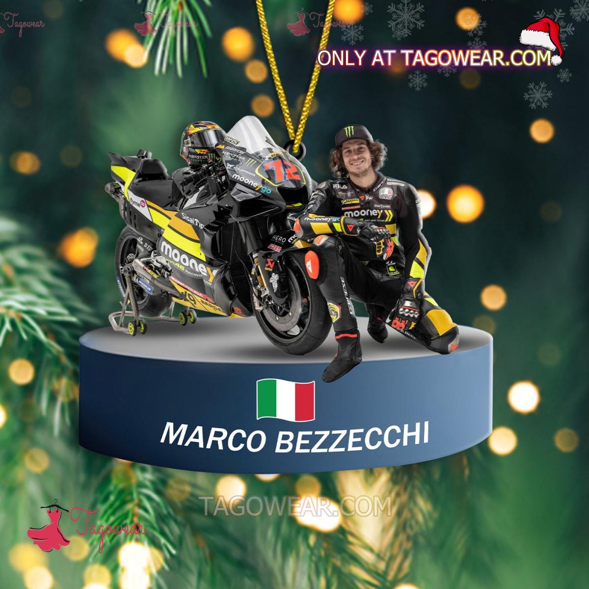 Marco Bezzecchi Motogp Christmas Ornament