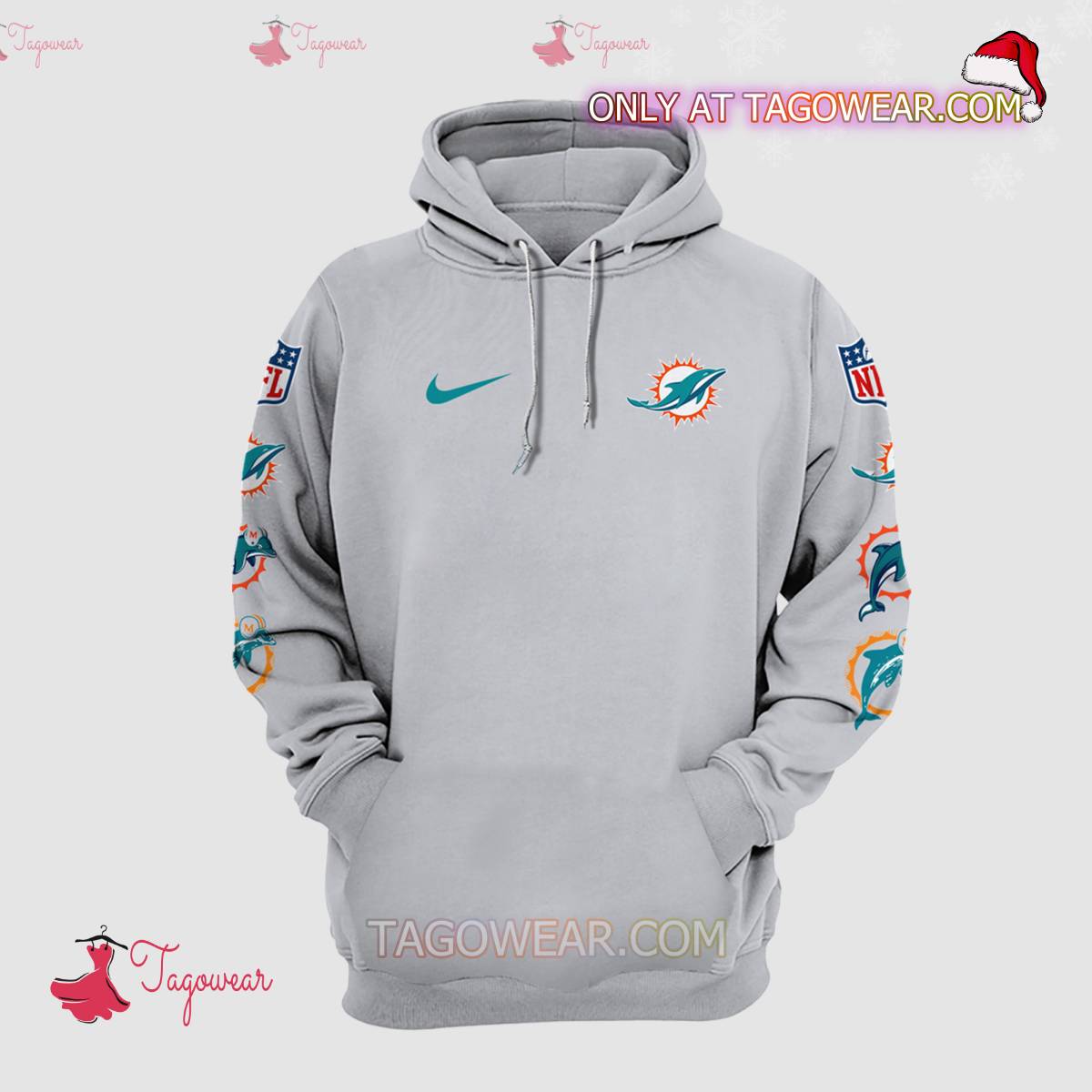 Miami Dolphins Coach Mike Mcdaniel Outfit On The Field Hoodie a