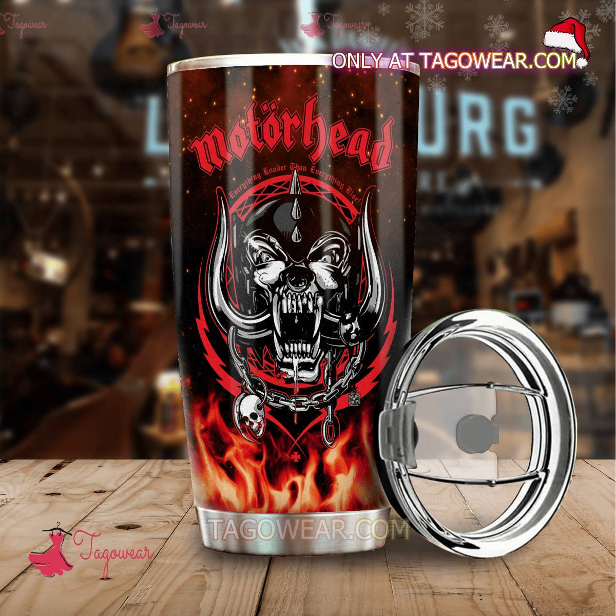Motorhead Everything Louder Than Everything Else Personalized Tumbler a