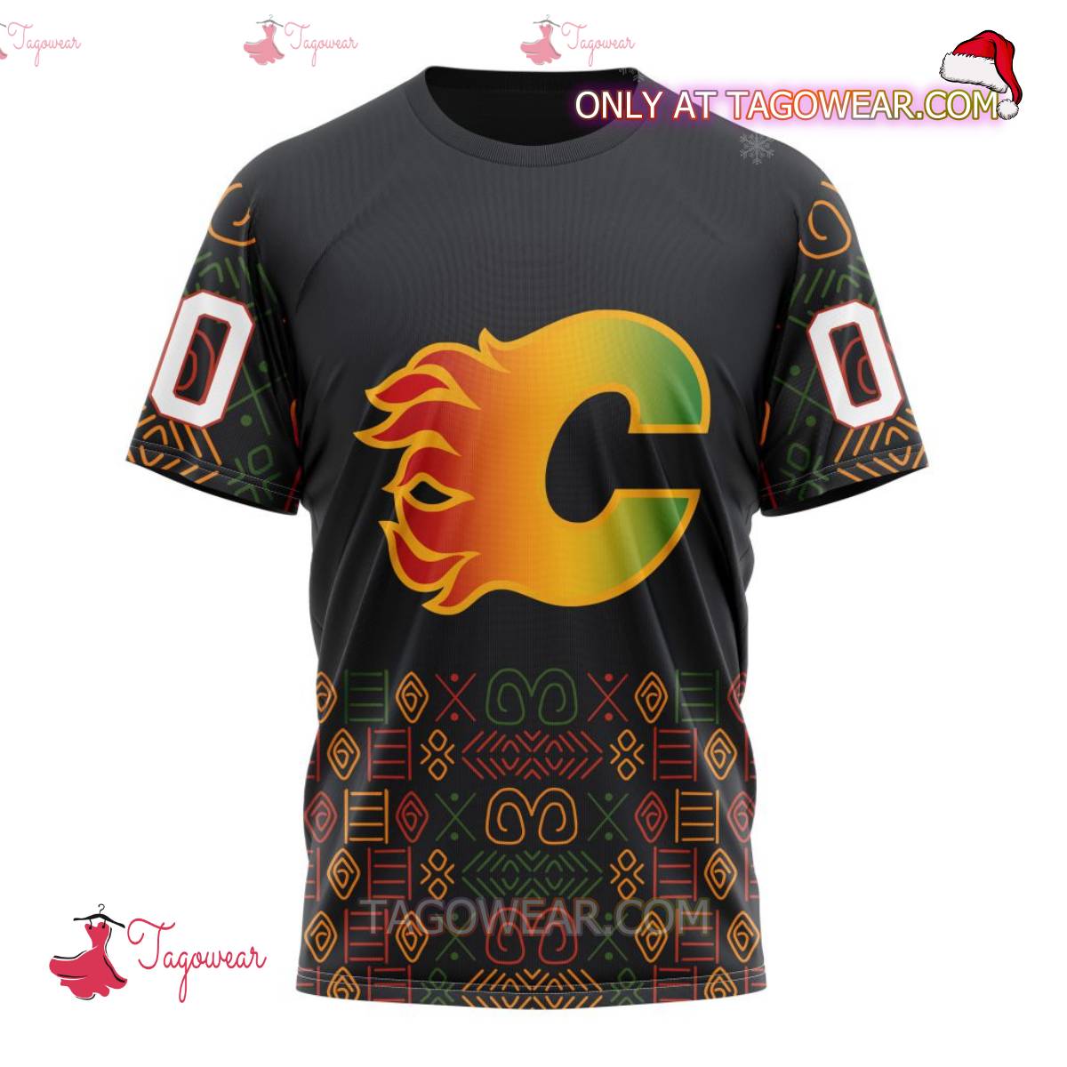 NHL Calgary Flames Black History Month 2024 Personalized T-shirt, Hoodie x