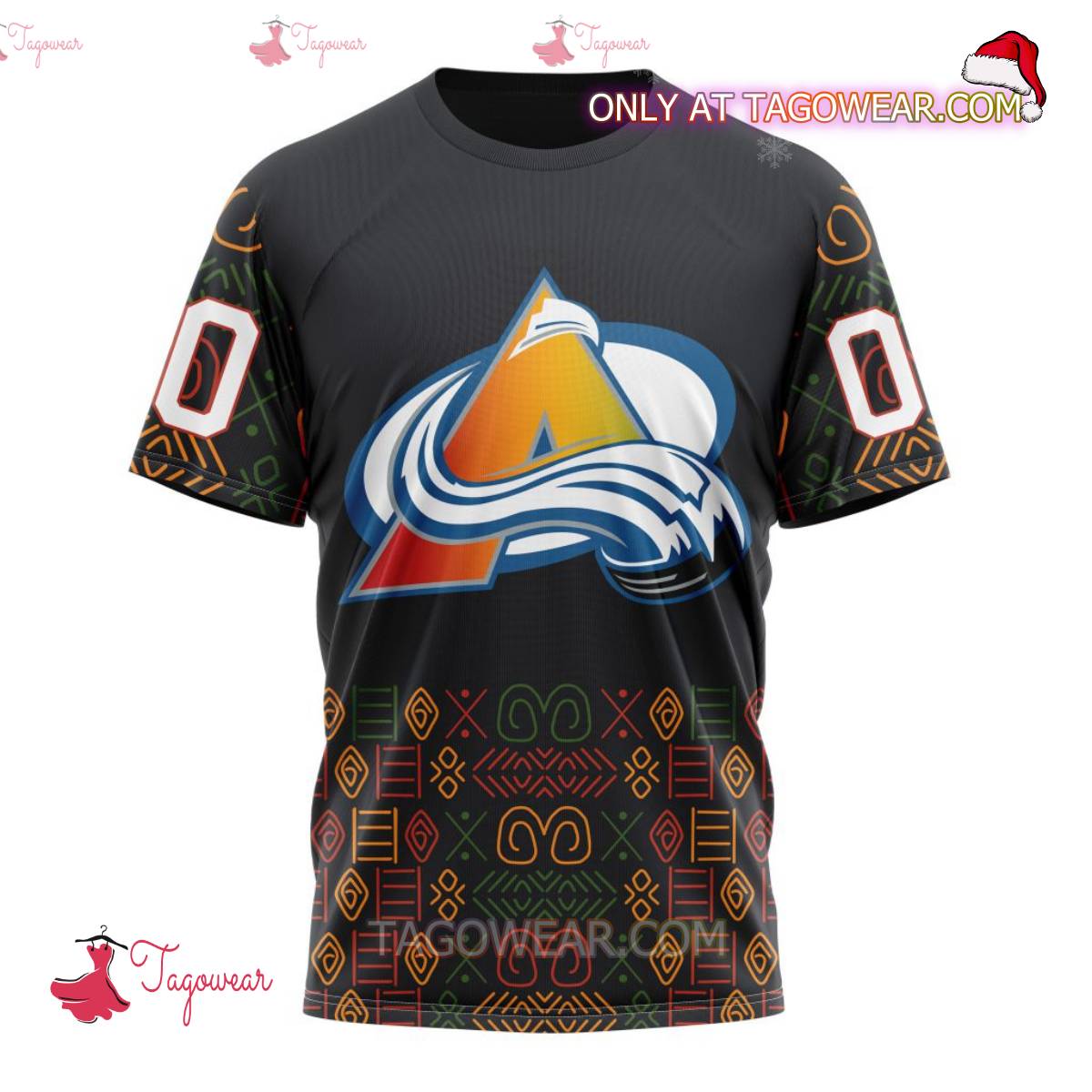 NHL Colorado Avalanche Black History Month 2024 Personalized T-shirt, Hoodie x
