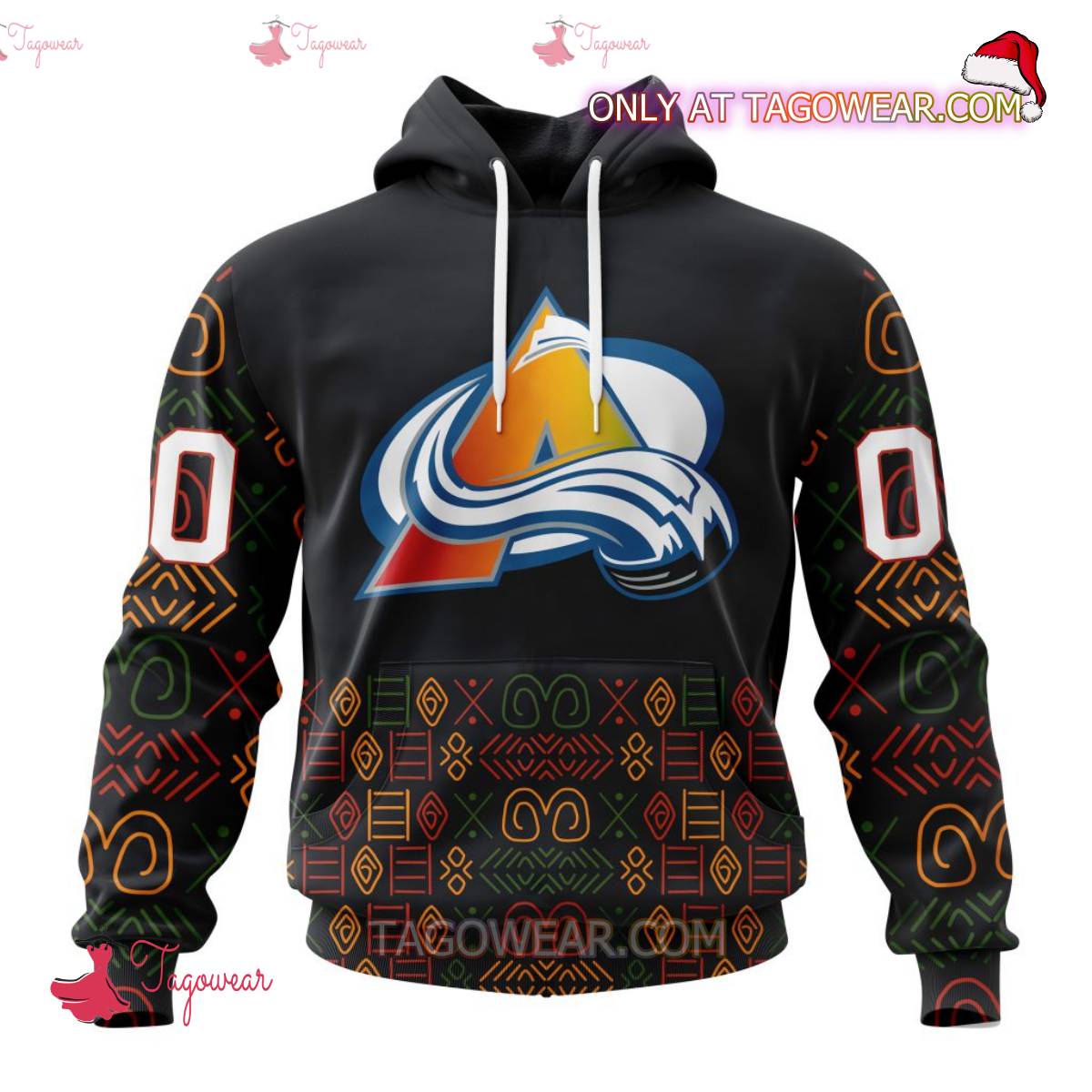 NHL Colorado Avalanche Black History Month 2024 Personalized T-shirt, Hoodie