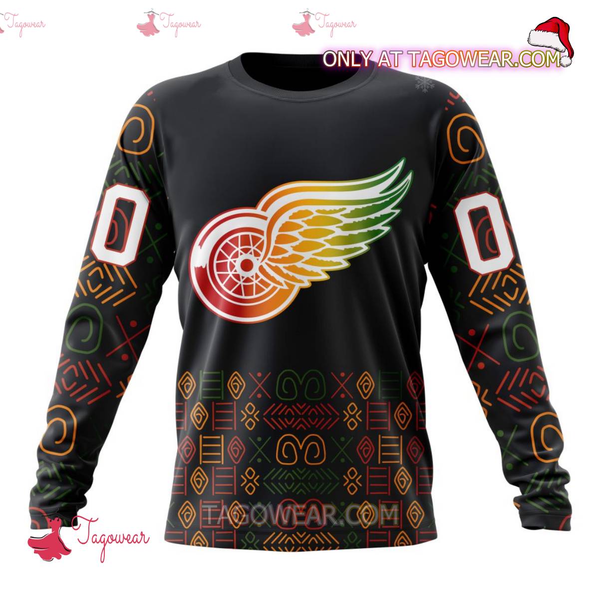 NHL Detroit Red Wings Black History Month 2024 Personalized T-shirt, Hoodie b