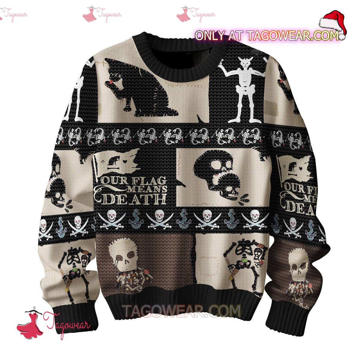Our Flag Means Death Skull Christmas Sweater a