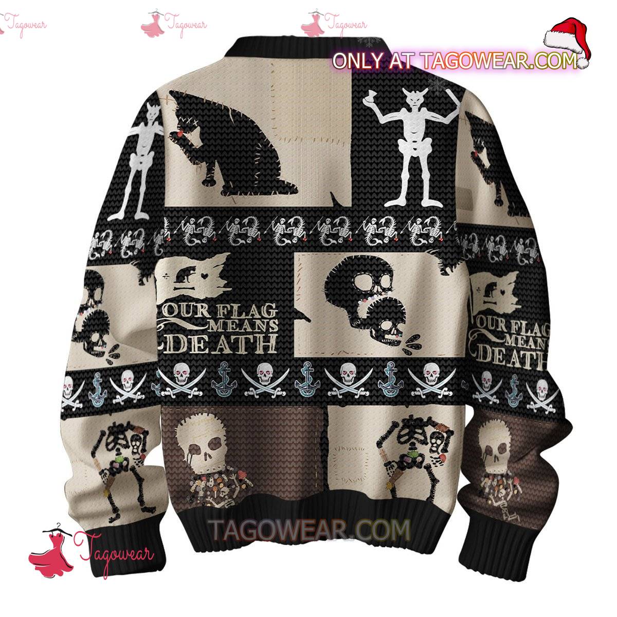 Our Flag Means Death Skull Christmas Sweater b