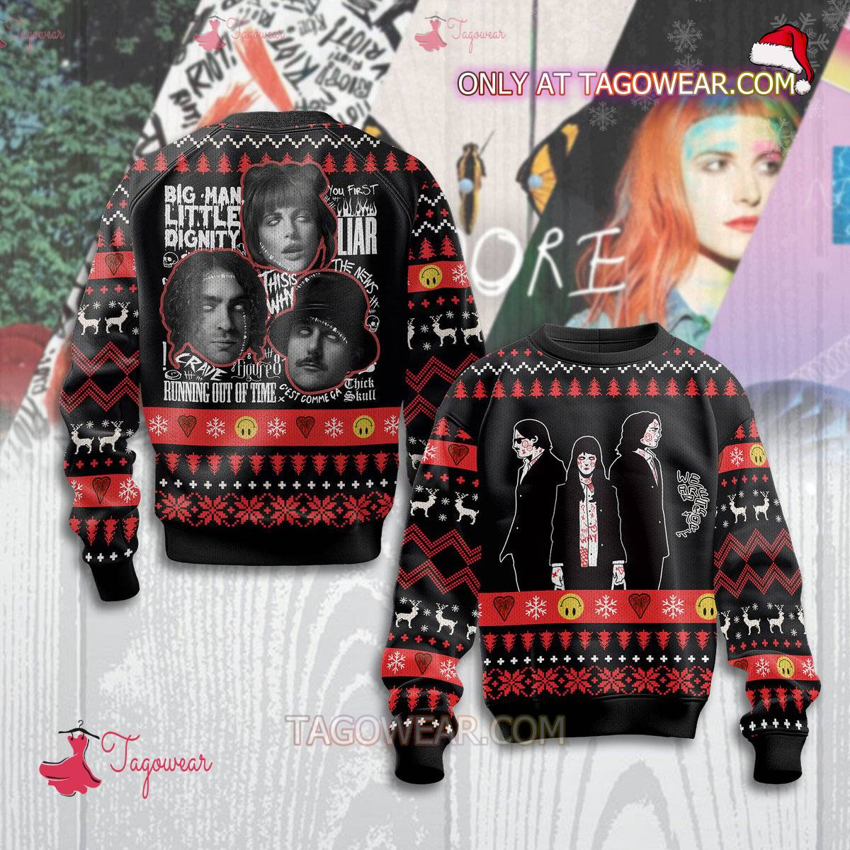 Paramore Big Man Little Dignity Ugly Christmas Sweater