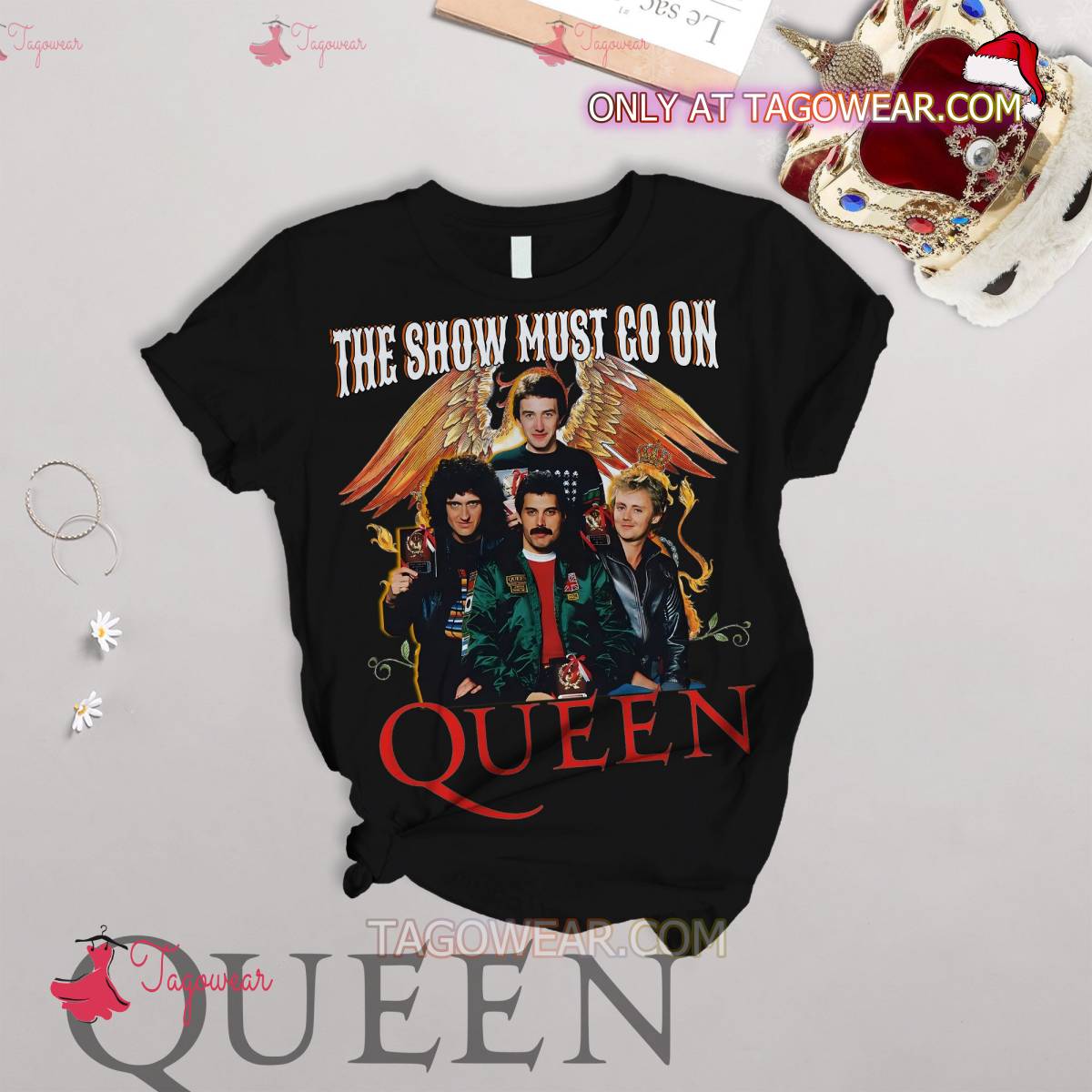 Queen The Show Must Go On Pajamas Set a
