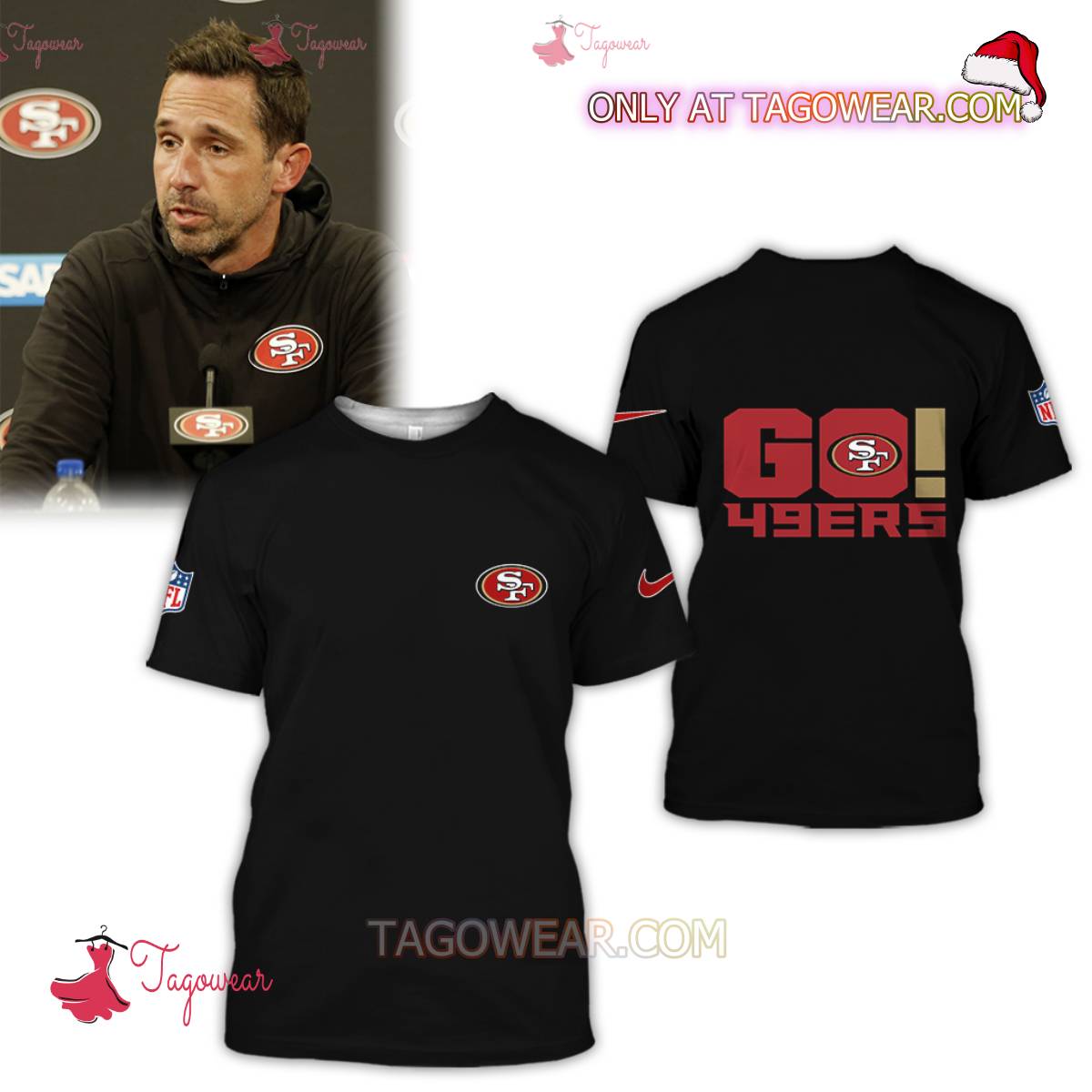 San Francisco 49ers Coach Kyle Shanahan Go 49ers T-shirt, Hoodie a