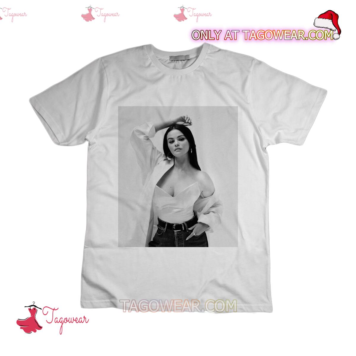 Selena Gomez Stuns For Wwd Magazine Shirt