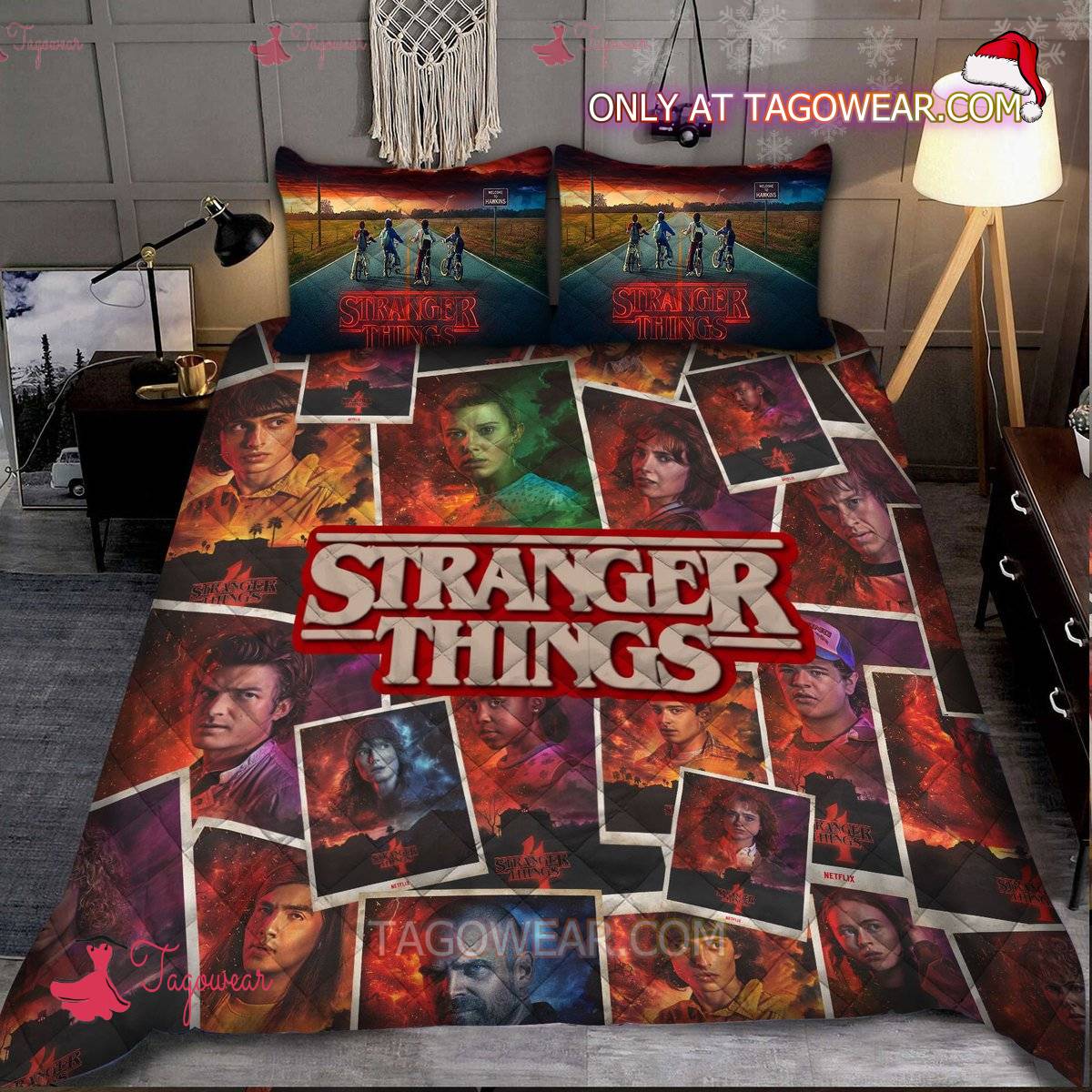 Stranger Things Characters Bedding Set