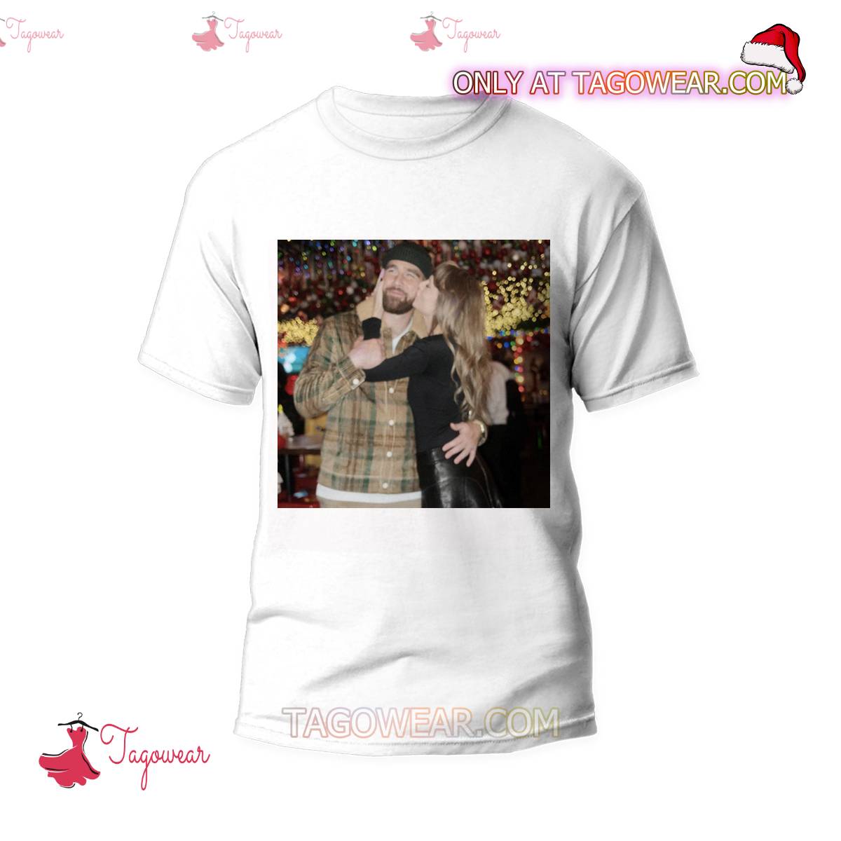 Taylor Swift And Travis Kelce Kiss On The Street Shirt a