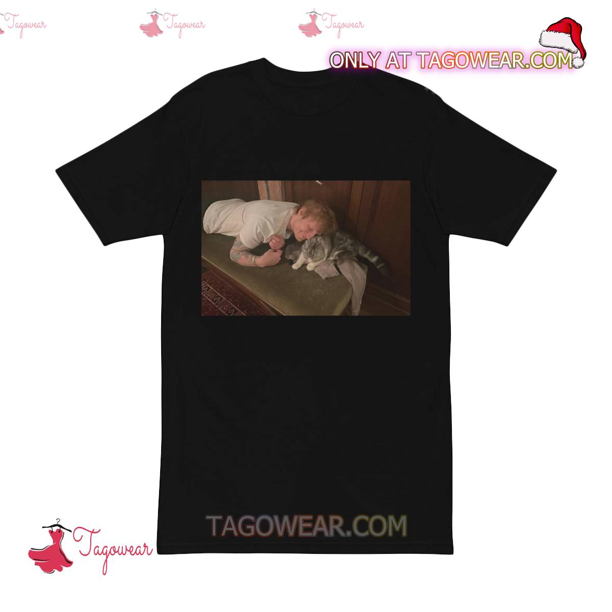 Taylor Swift's Cat Meredith With Ed Sheeran In New Photo Shirt a