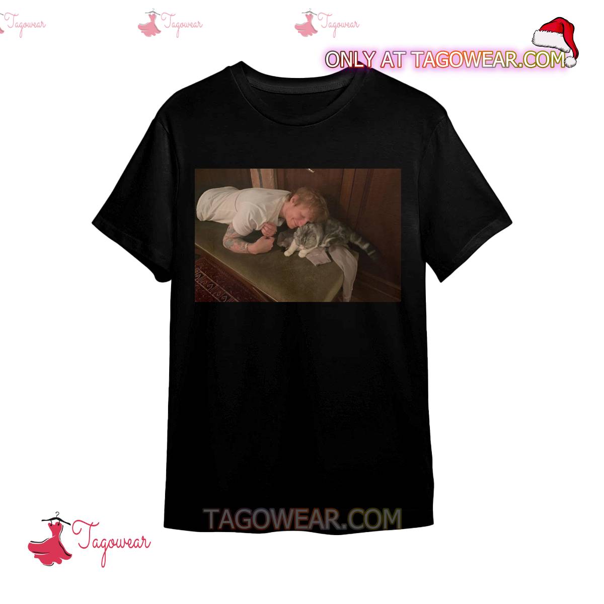 Taylor Swift's Cat Meredith With Ed Sheeran In New Photo Shirt
