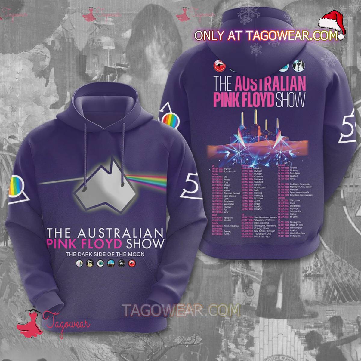 The Australian Pink Floyd Show T-shirt, Hoodie a