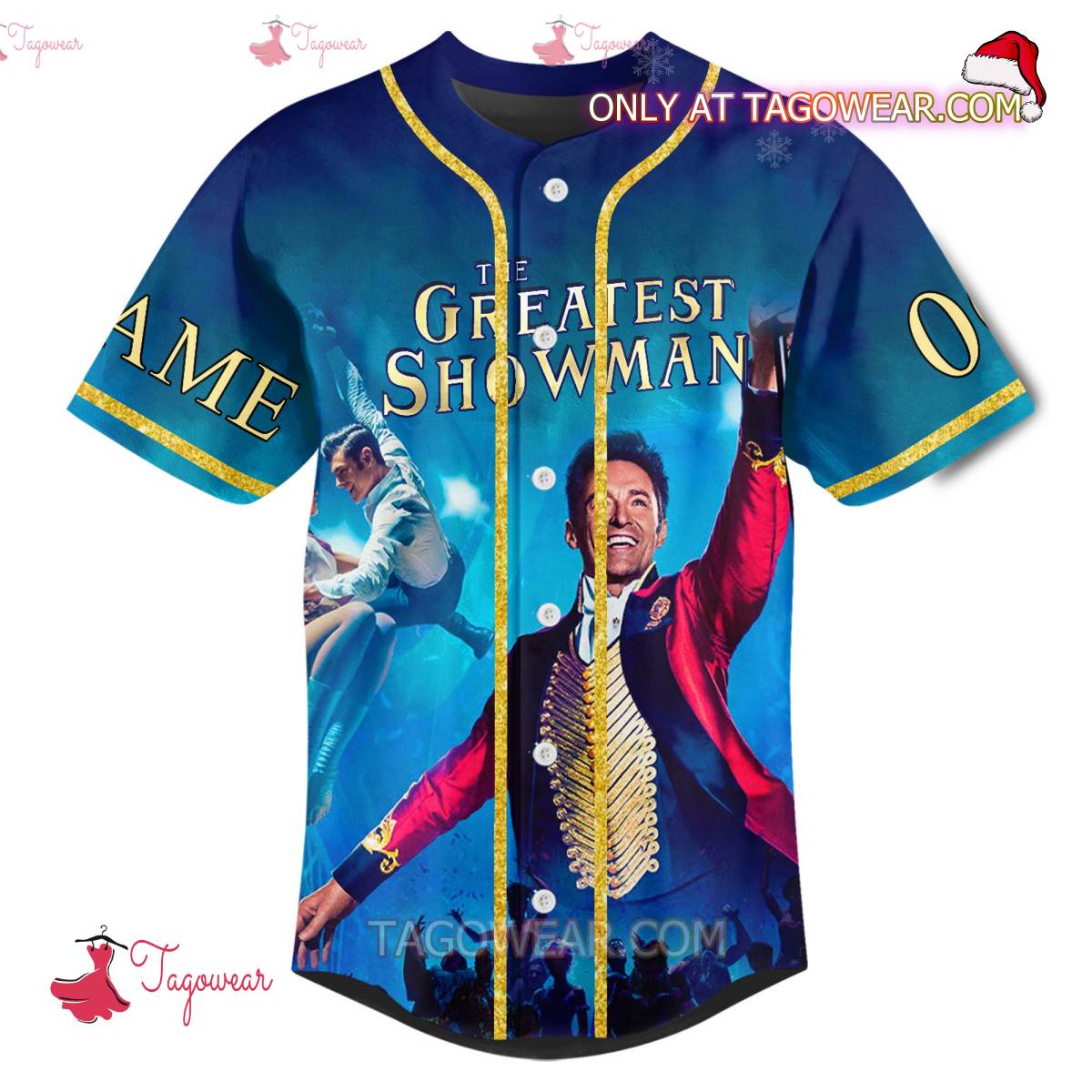 The Greatest Showman I Wish For Happiness Like This Forever Personalized Baseball Jersey a