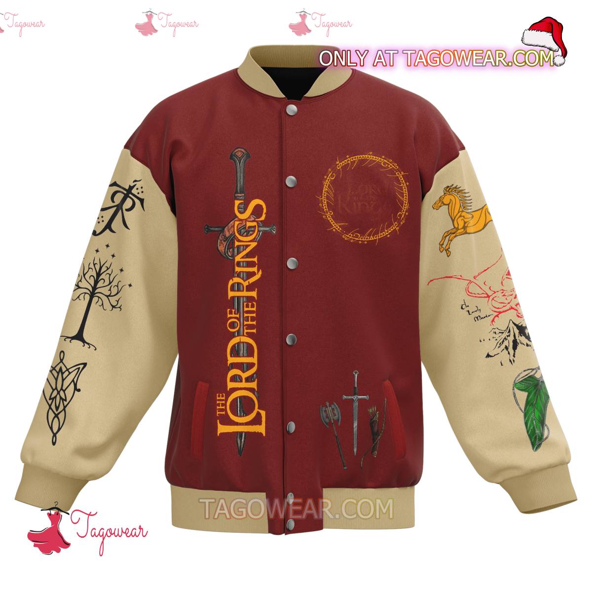 The Lord Of The Rings Baseball Jacket b