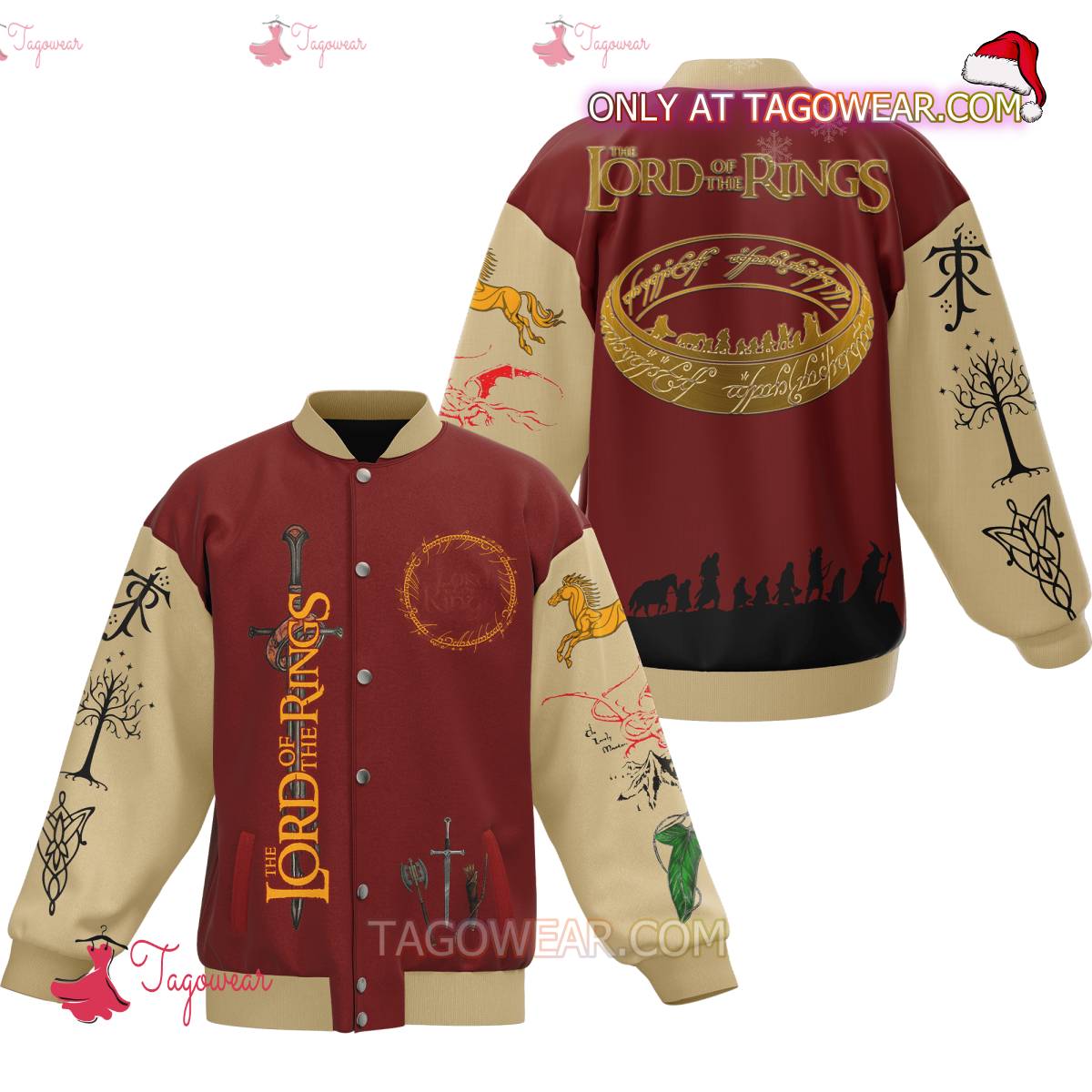 The Lord Of The Rings Baseball Jacket